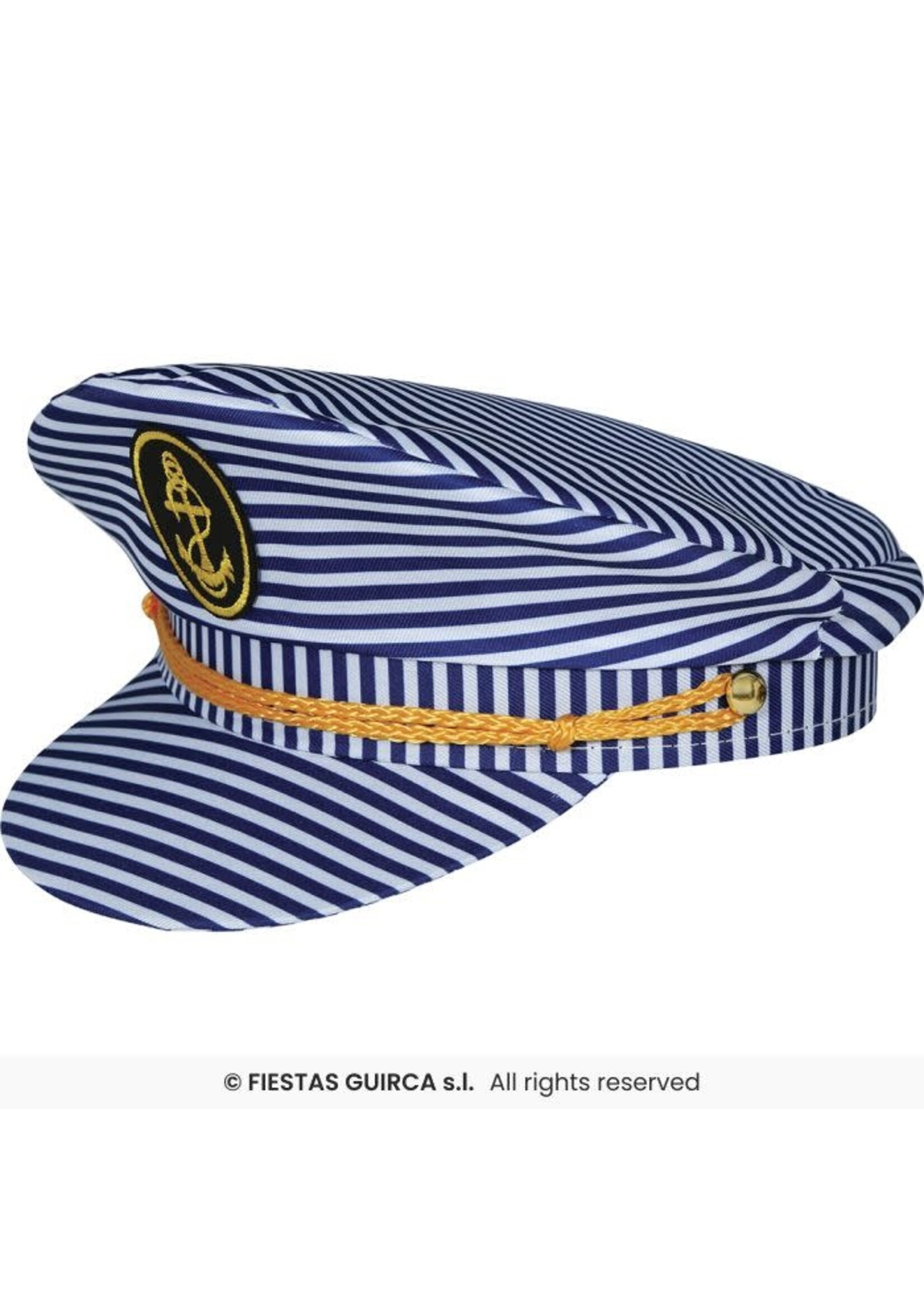 Feestkleding Breda Gestreepte kapiteinshoed