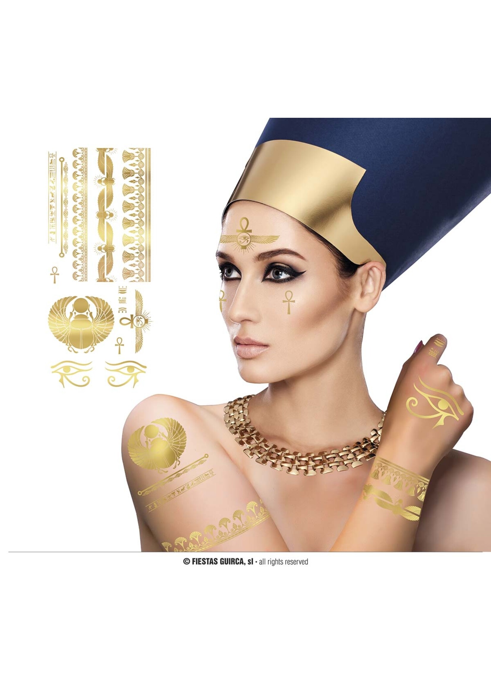 Fiestas Guirca Tattoos Egypte goud