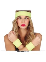 Fiestas Guirca Zweetbandjes set geel