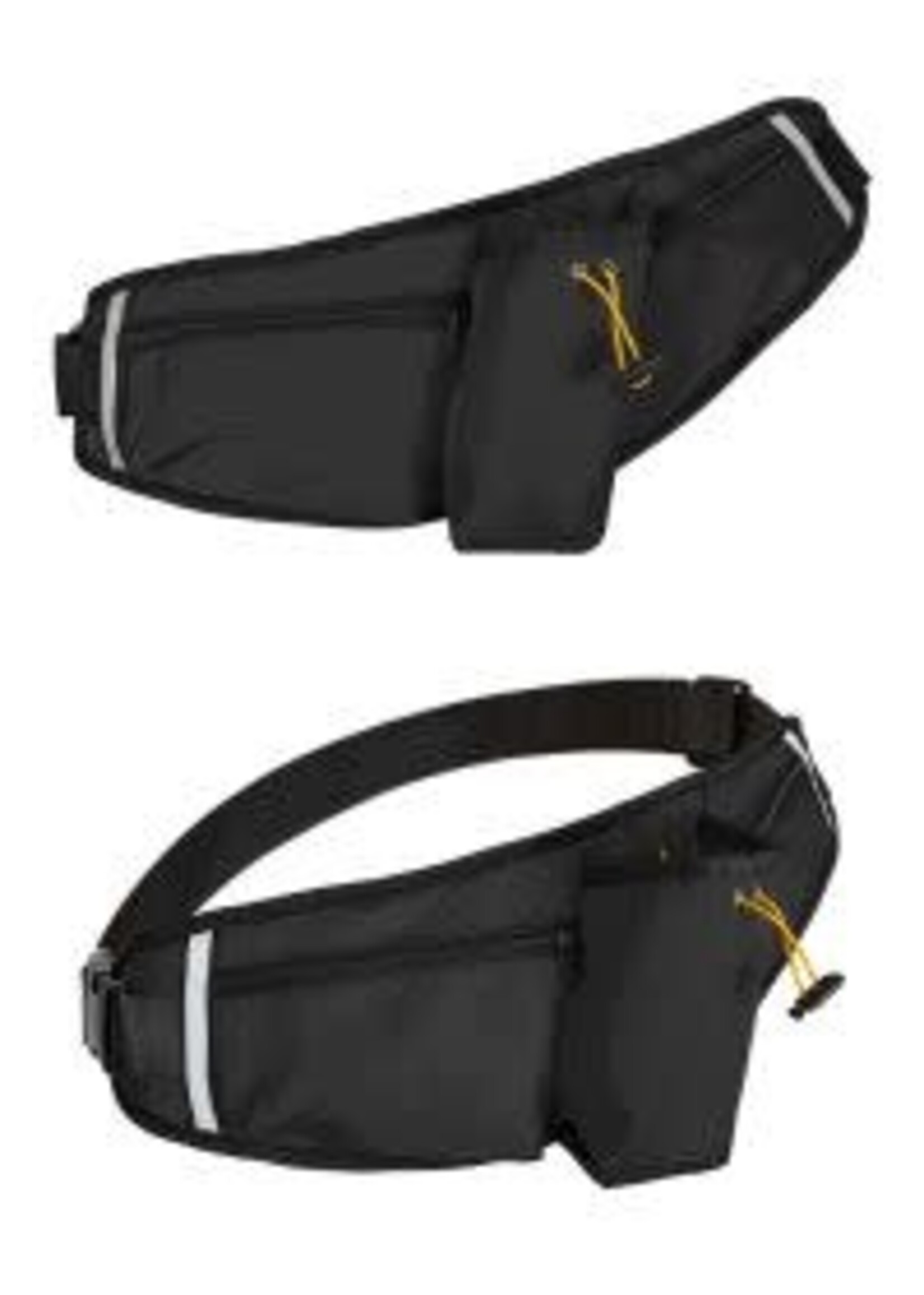 Feestkleding Breda Tasje zwart met fleshouder