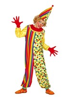 Feestkleding Breda Kostuum clown jumpsuit kind