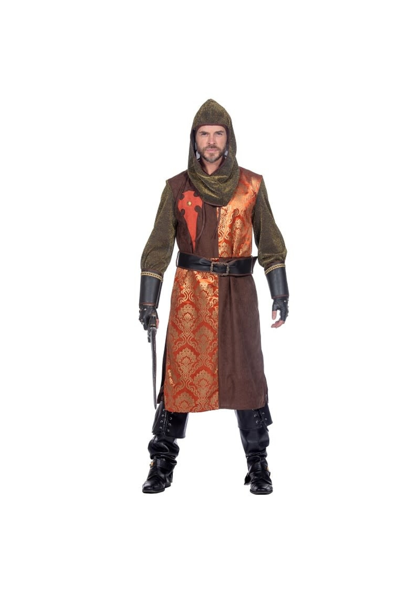 Feestkleding Breda Kasteelheer bruin/oranje