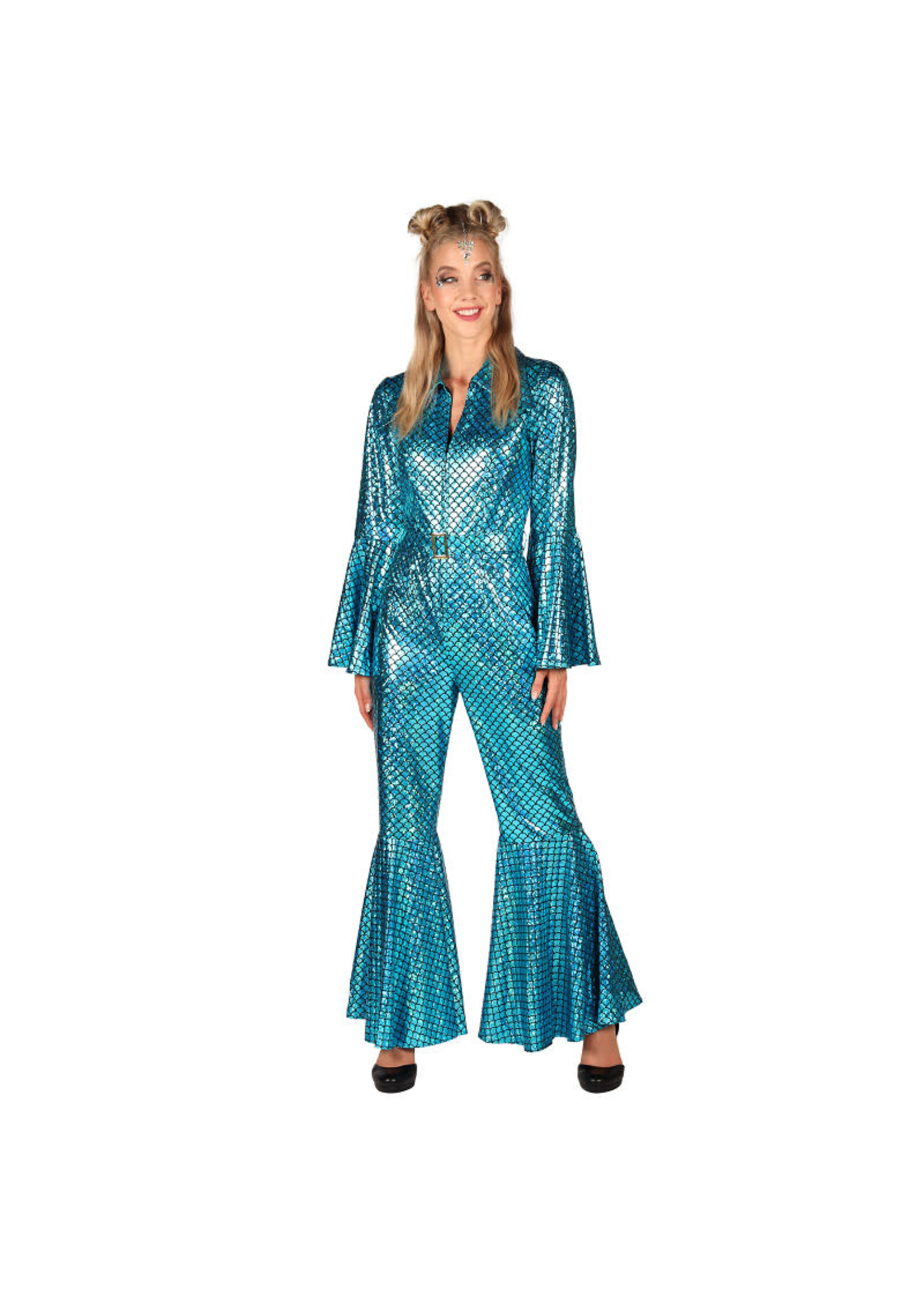 Feestkleding Breda Catsuit "Dazzling Star" Turquoise