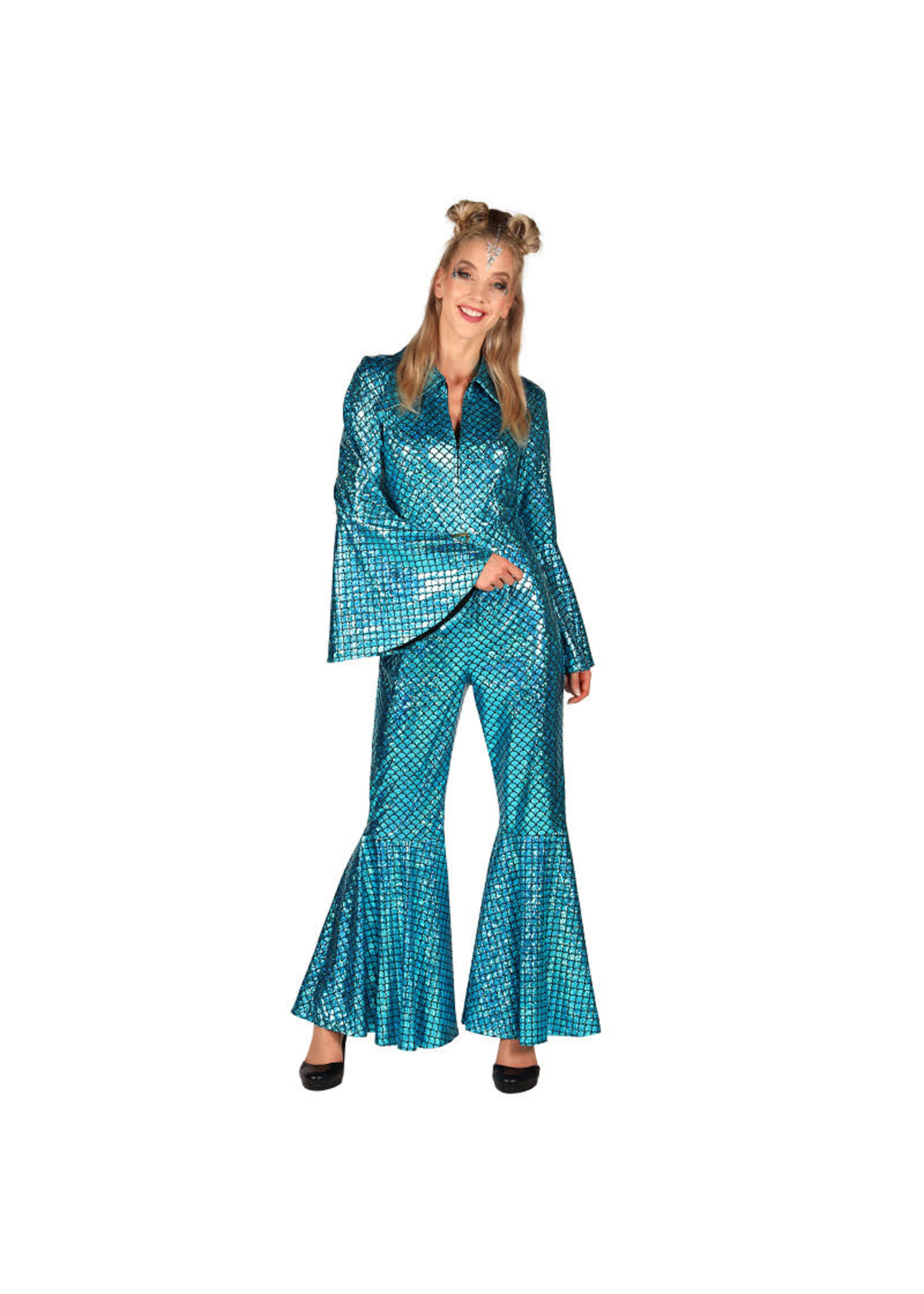 Thetru Catsuit "Dazzling Star" Turquoise
