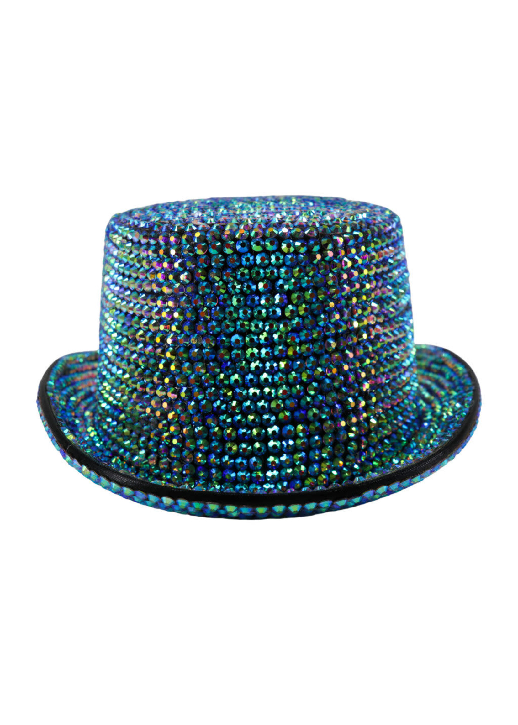 Feestkleding Breda AB Rhinestones Top Hoed