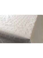 Feestkleding Breda Tafelkleed Damast Rol 1mx10m 40gr Wit