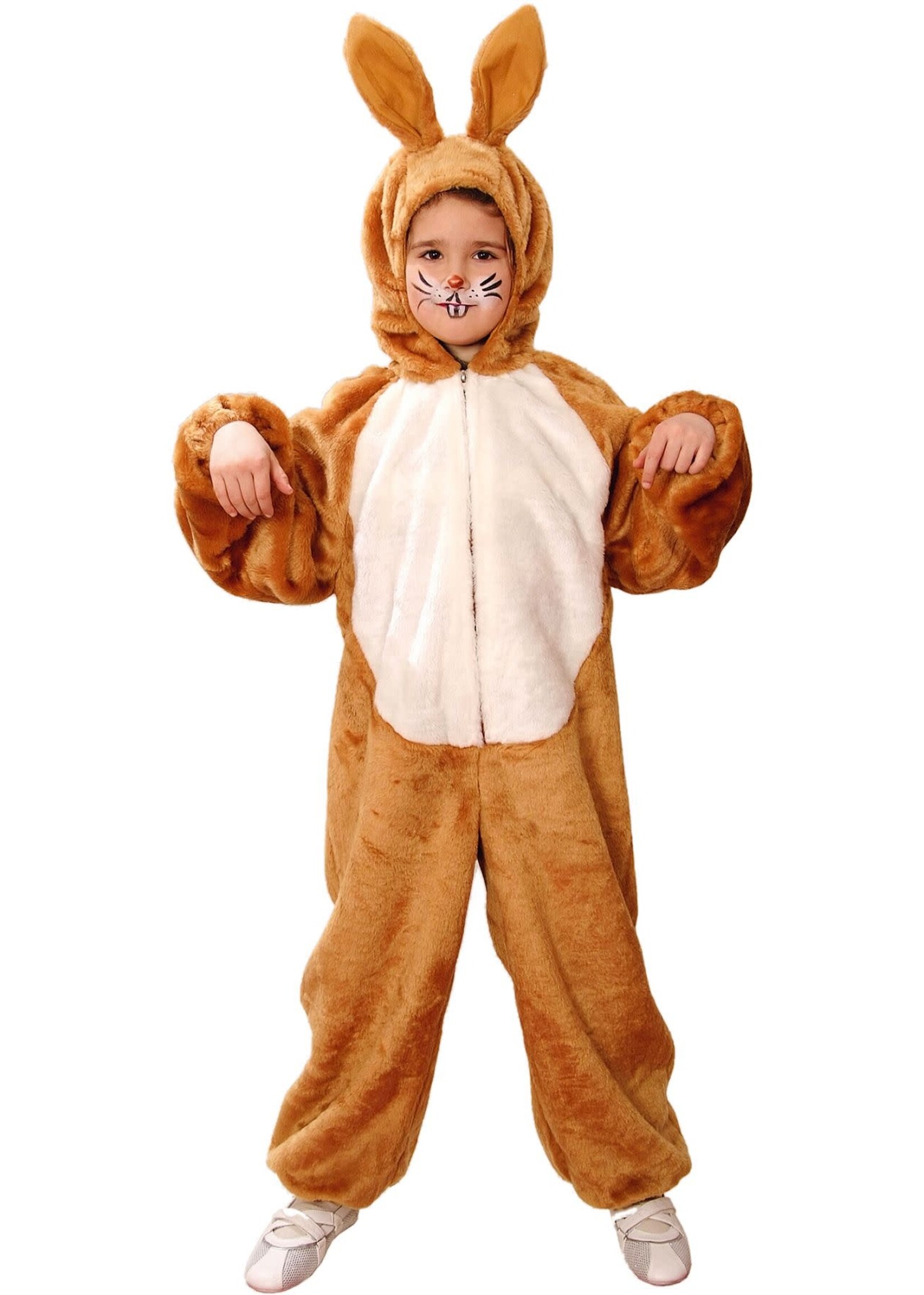 Feestkleding Breda Dierenkostuum Konijn bruin