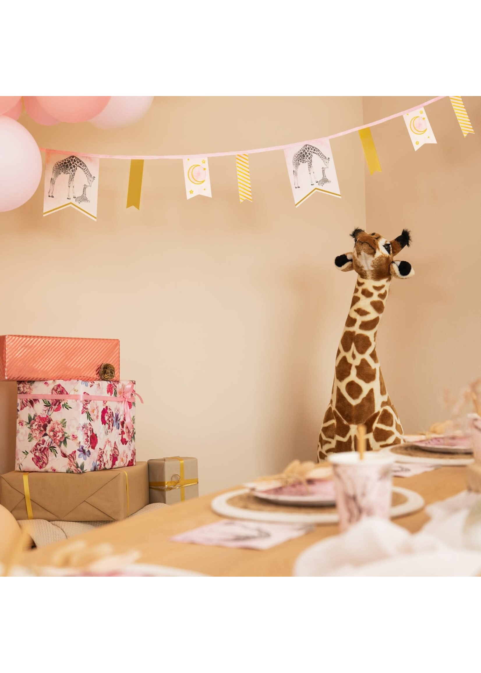 Feestkleding Breda Vaantjes-slinger baby safari pink