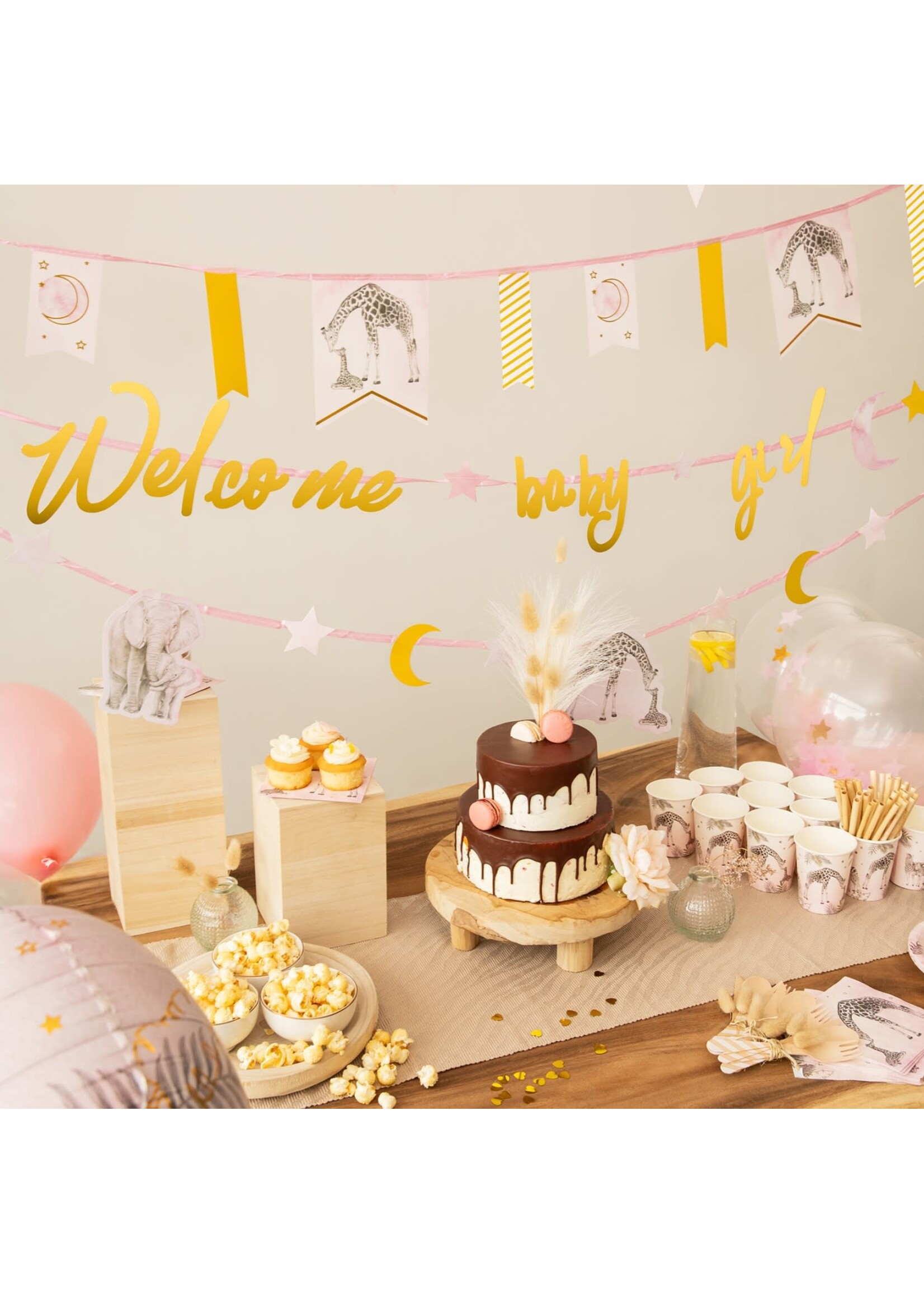 Feestkleding Breda Vaantjes-slinger baby safari pink