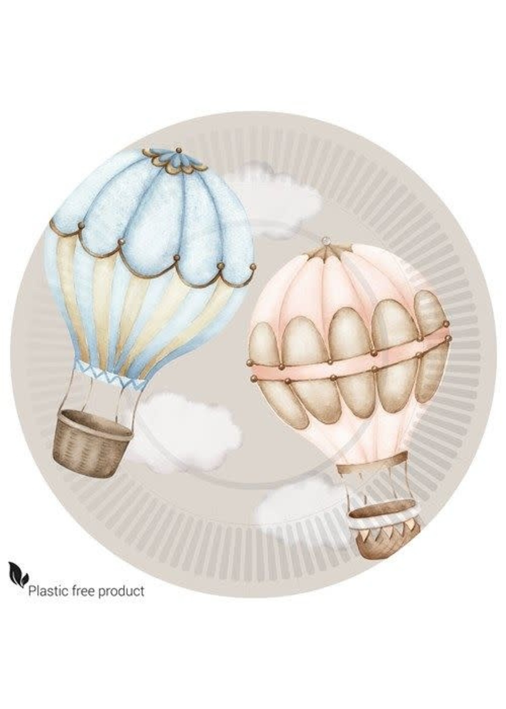 Feestkleding Breda Borden Baby balloons gender reveal