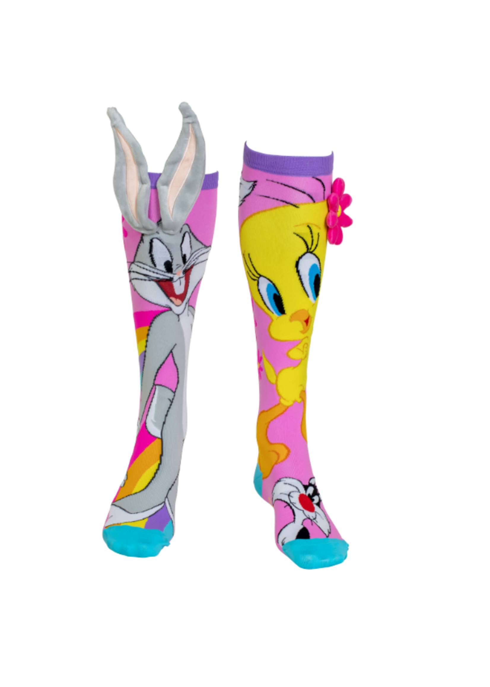 MadMia Madmia Tweety en Bugs Bunny sokken