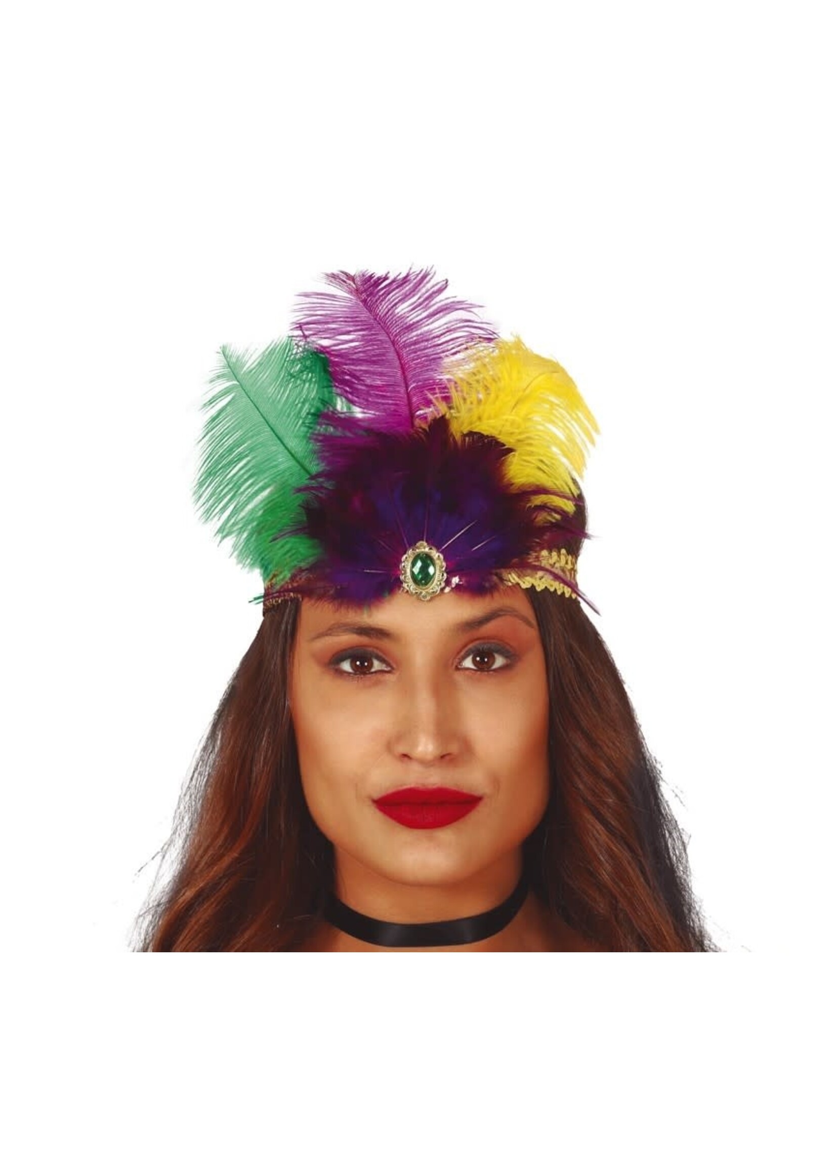 Fiestas Guirca Charleston luxe hoofdband multicolor