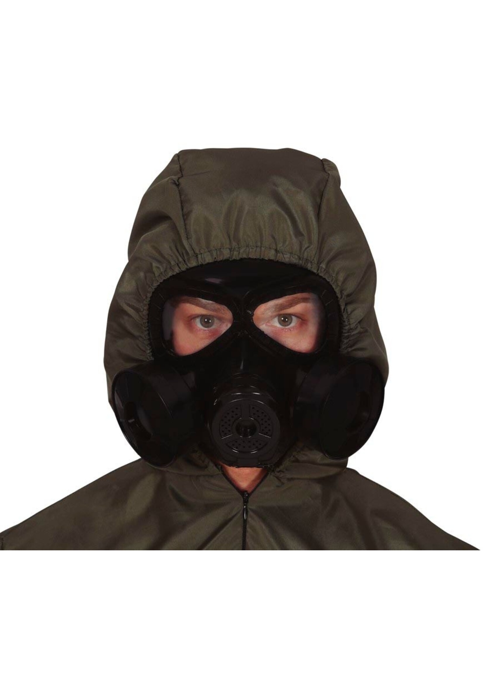 Fiestas Guirca Gasmasker PVC zwart