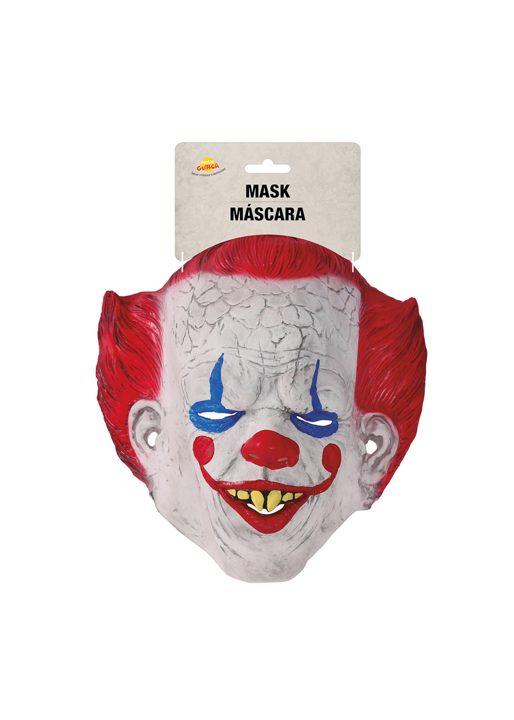 Fiestas Guirca Latex horrorclown masker