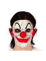 Fiestas Guirca Latex half horror clown masker