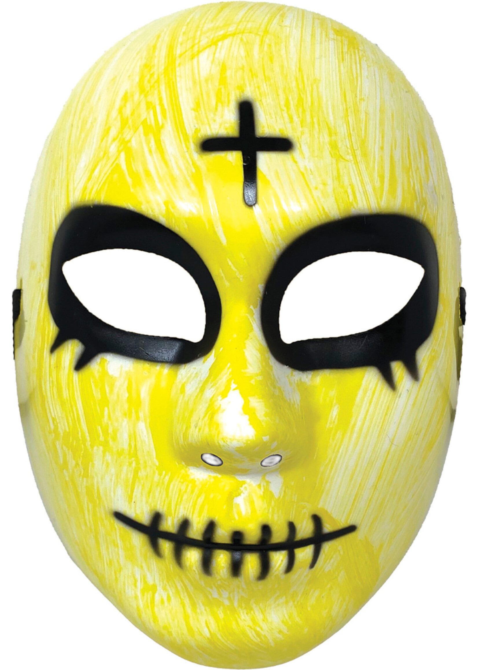 Fiestas Guirca Purge masker vrouw met kruis PVC