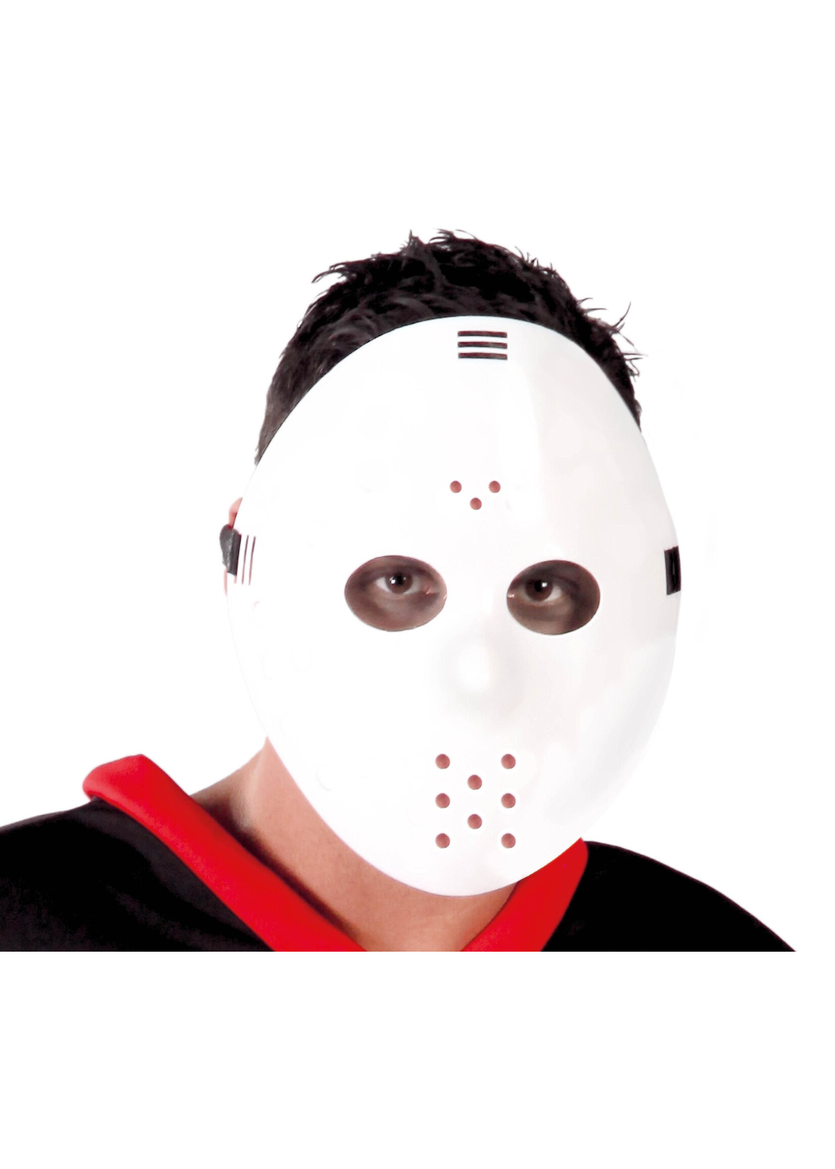 Fiestas Guirca Witte hockey masker