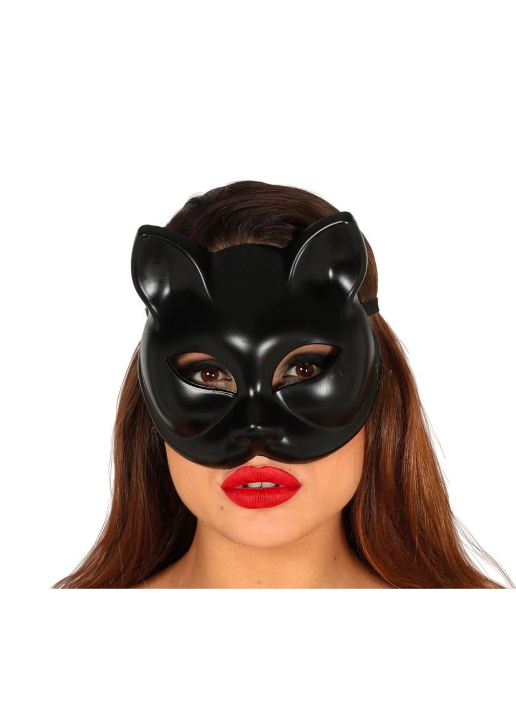 Fiestas Guirca Zwarte kat masker