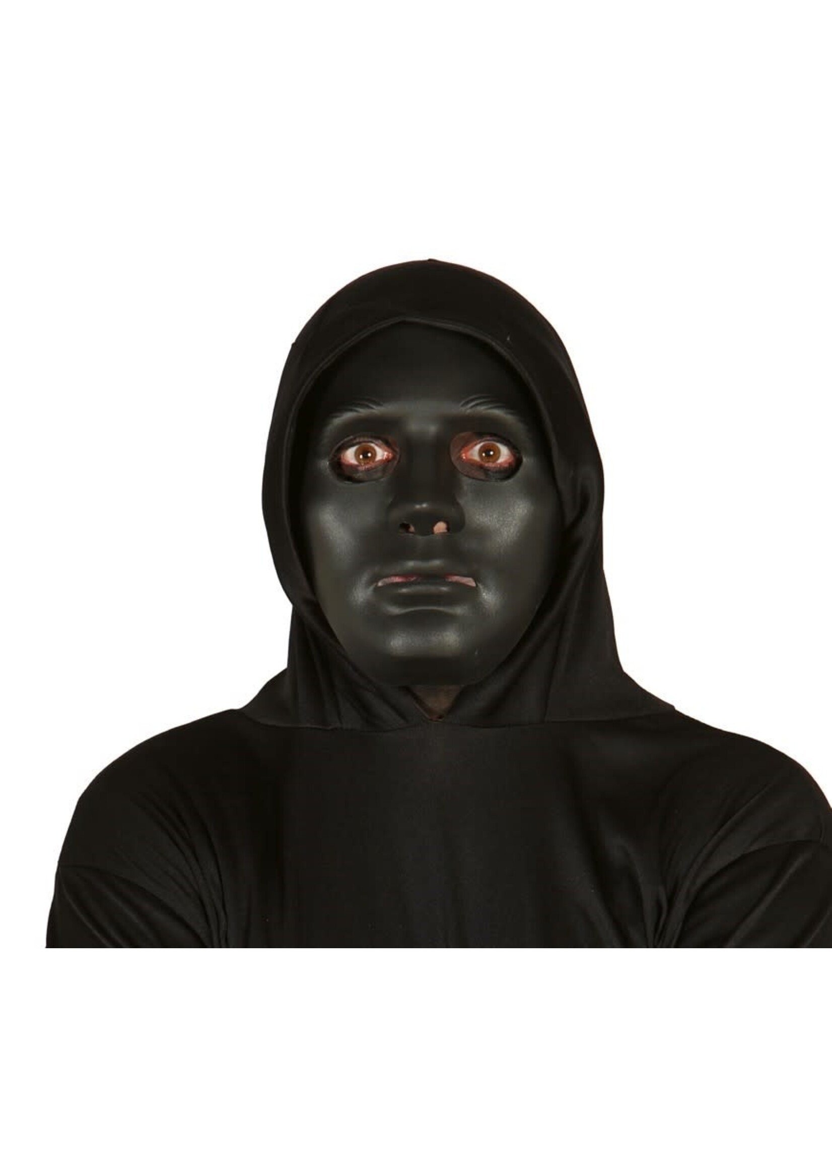 Fiestas Guirca Masker zwart PVC