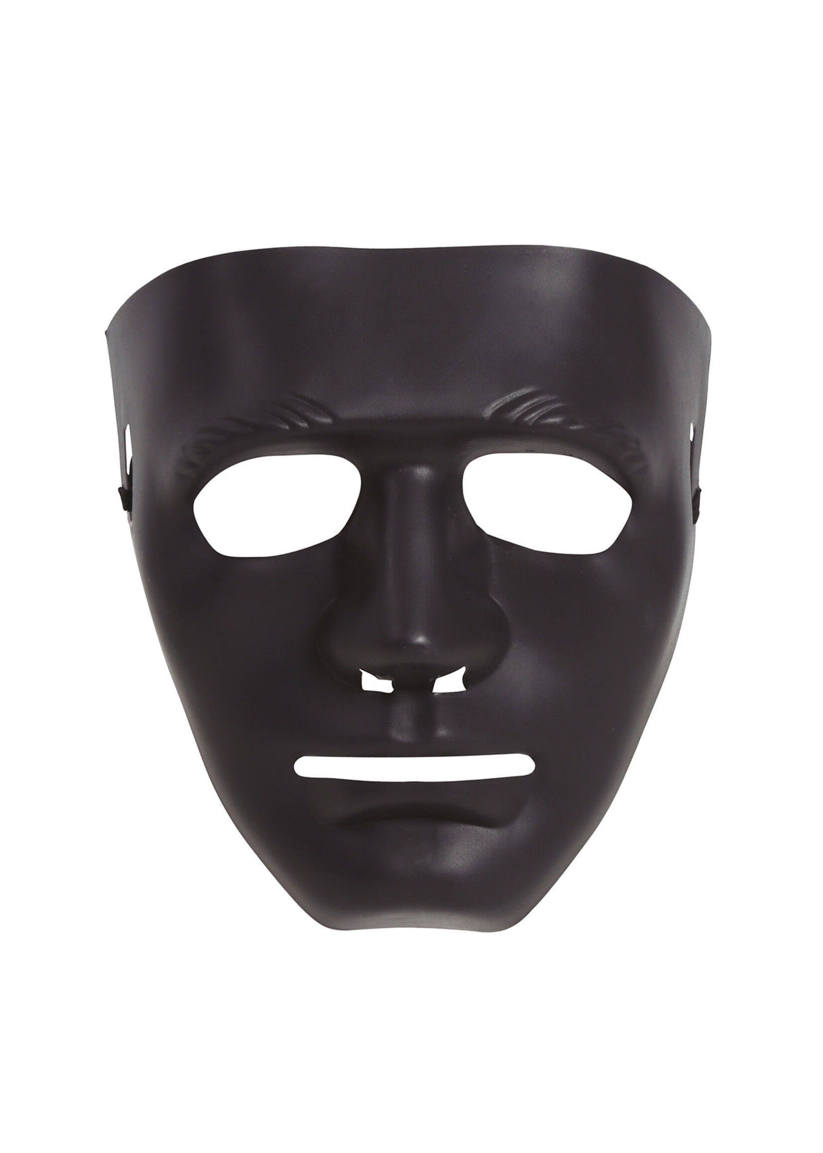 Fiestas Guirca Masker zwart PVC