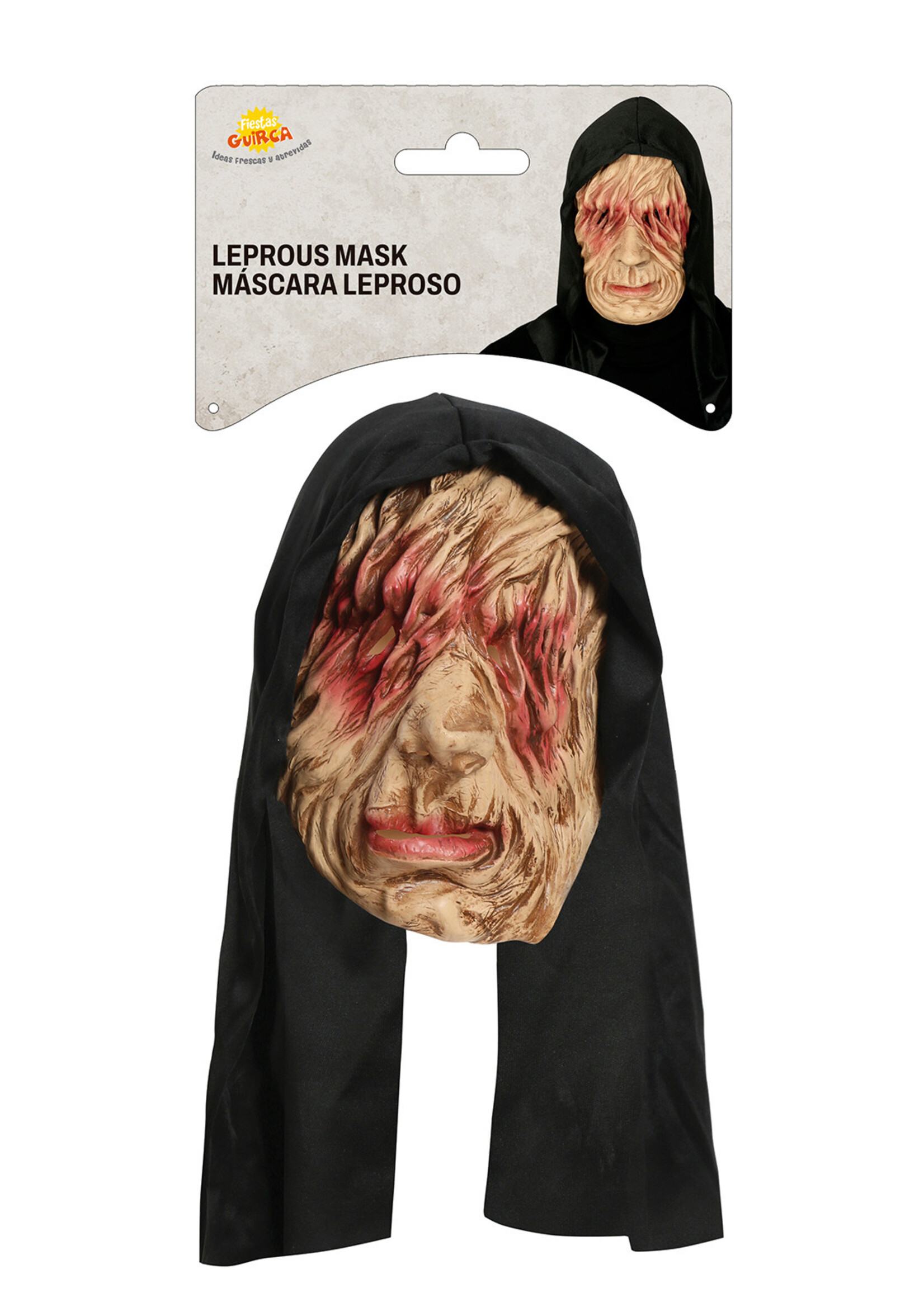 Fiestas Guirca Lepra Monnik Masker Vinyl