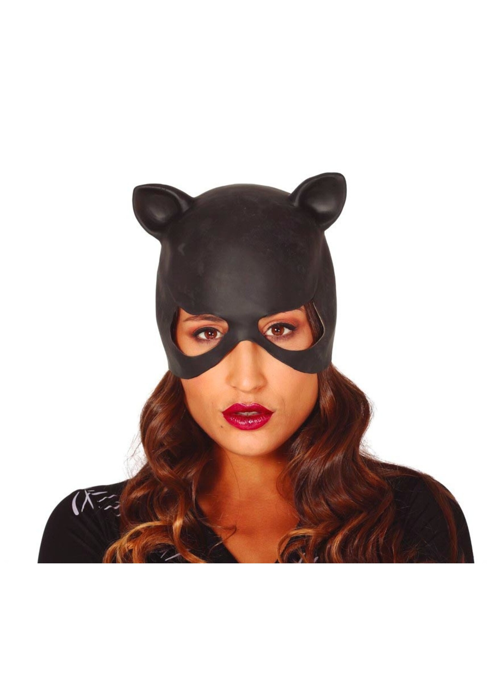 Fiestas Guirca Cat Woman Masker Latex