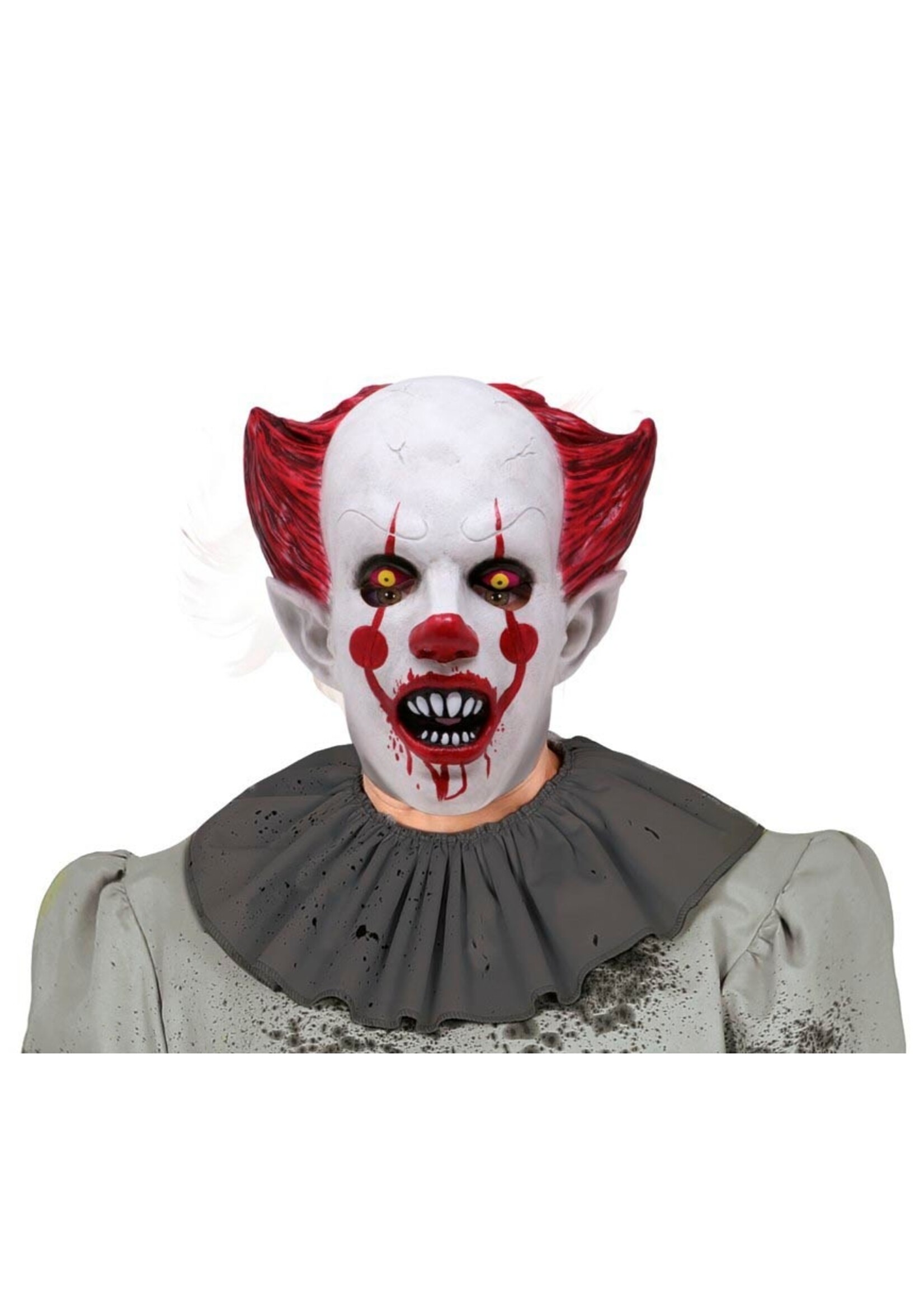 Fiestas Guirca Killerclown masker van latex