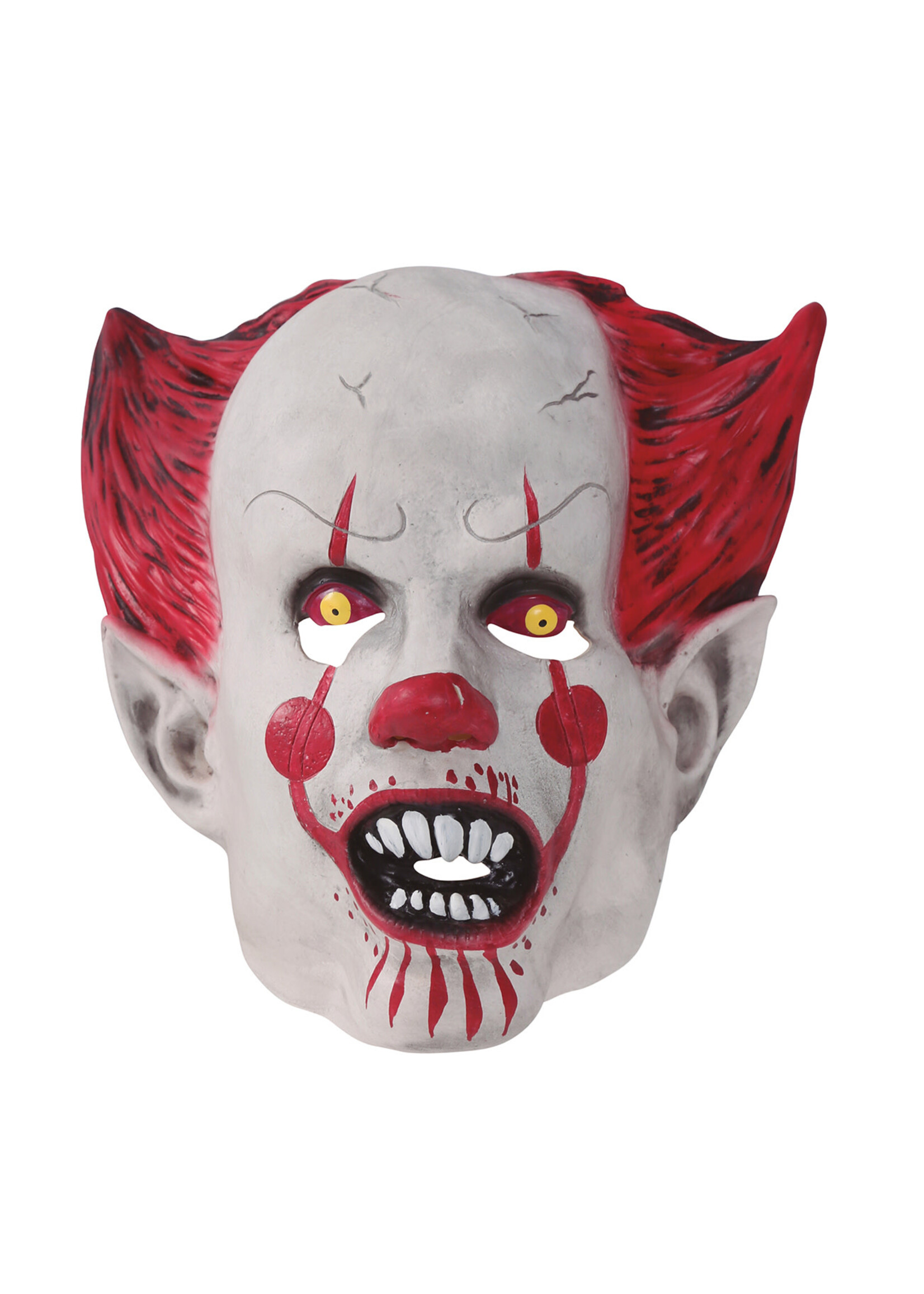 Fiestas Guirca Killerclown masker van latex