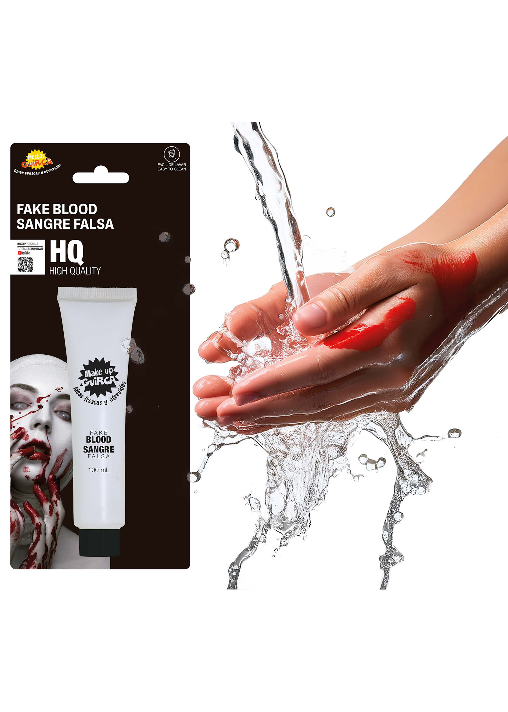 Fiestas Guirca Afwasbaar bloed 100 ml