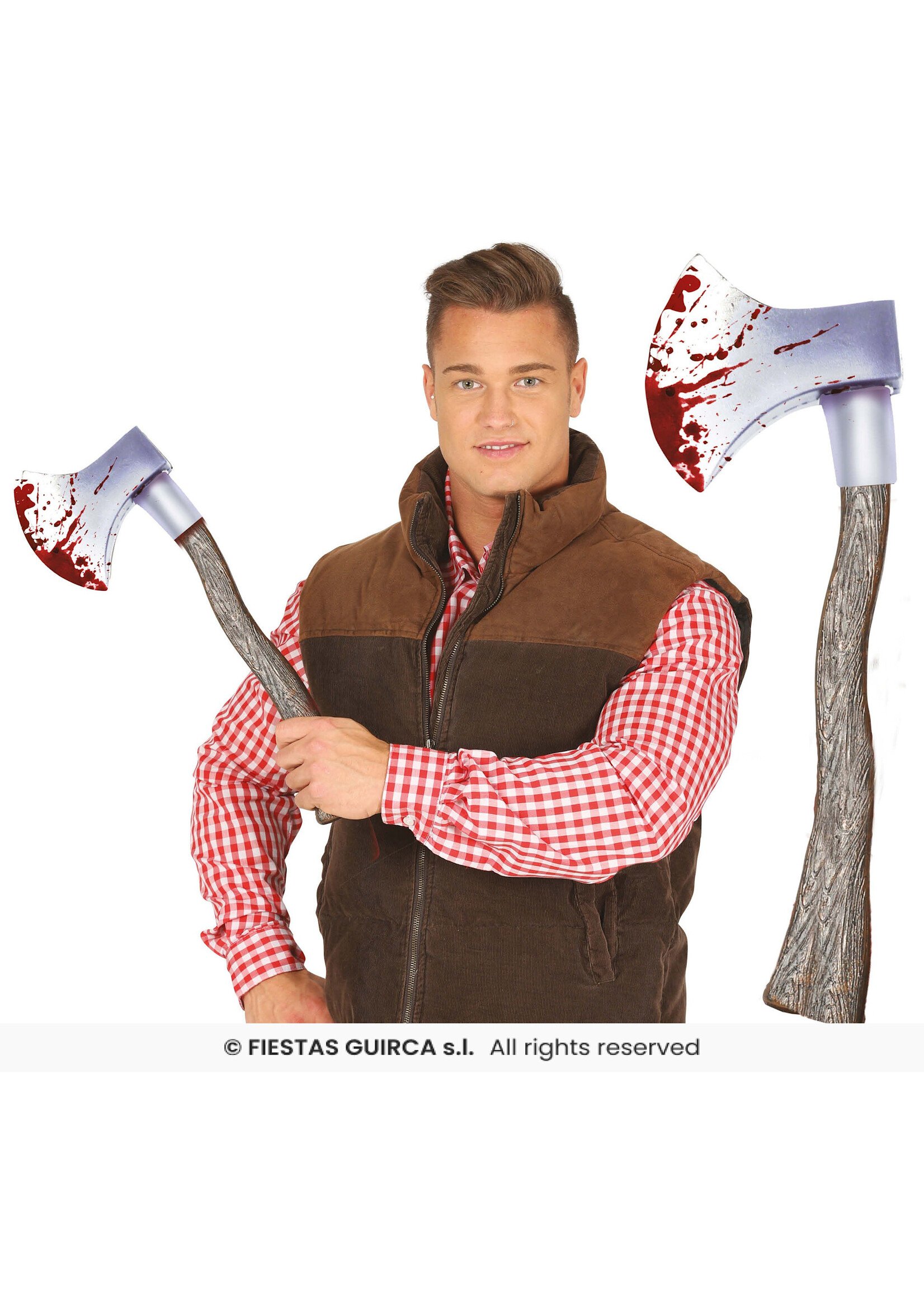 Fiestas Guirca Bloederige bijl 49 cm