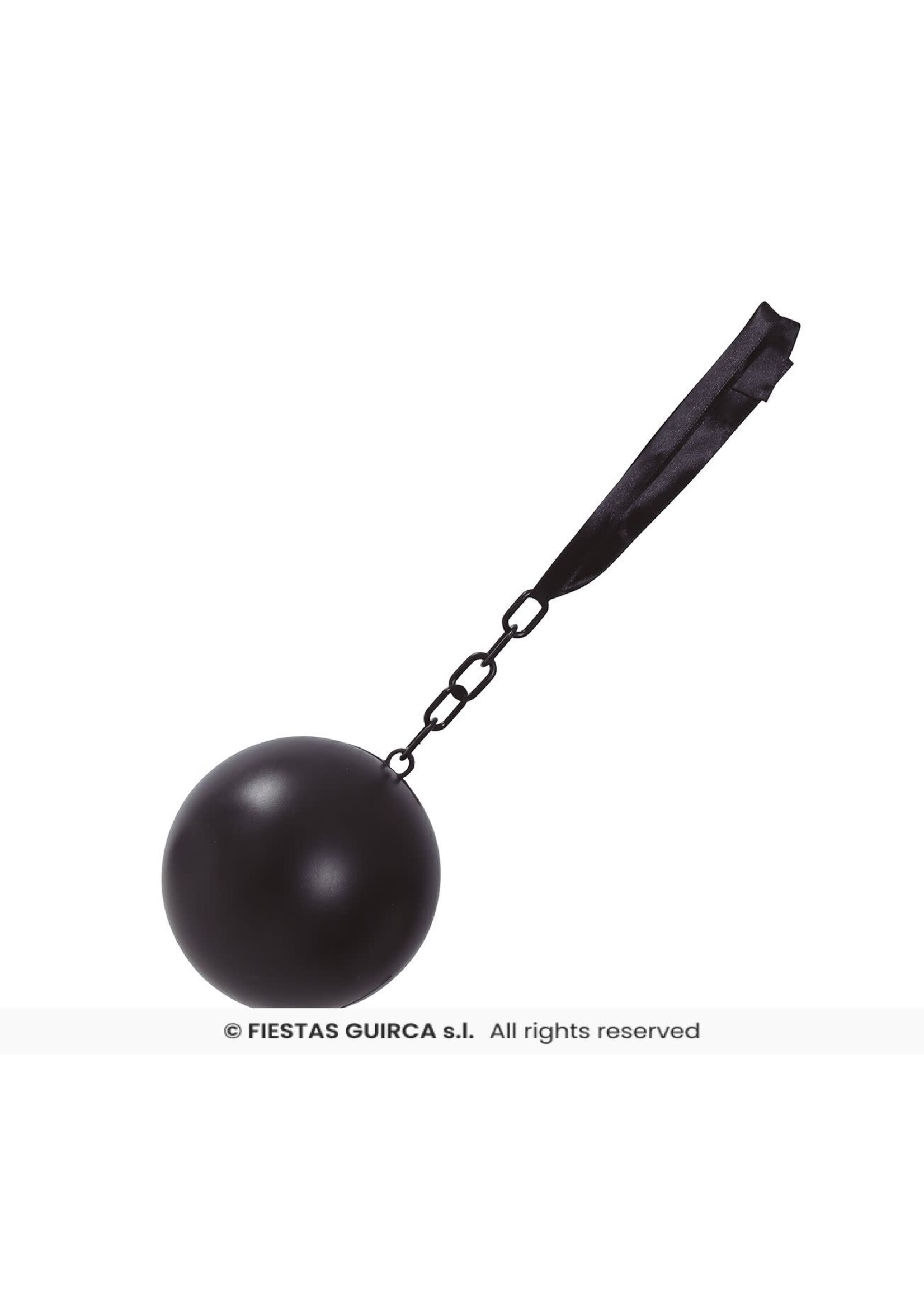 Fiestas Guirca Bal aan ketting gevangene