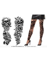 Fiestas Guirca Tattoo panty Halloween Goth