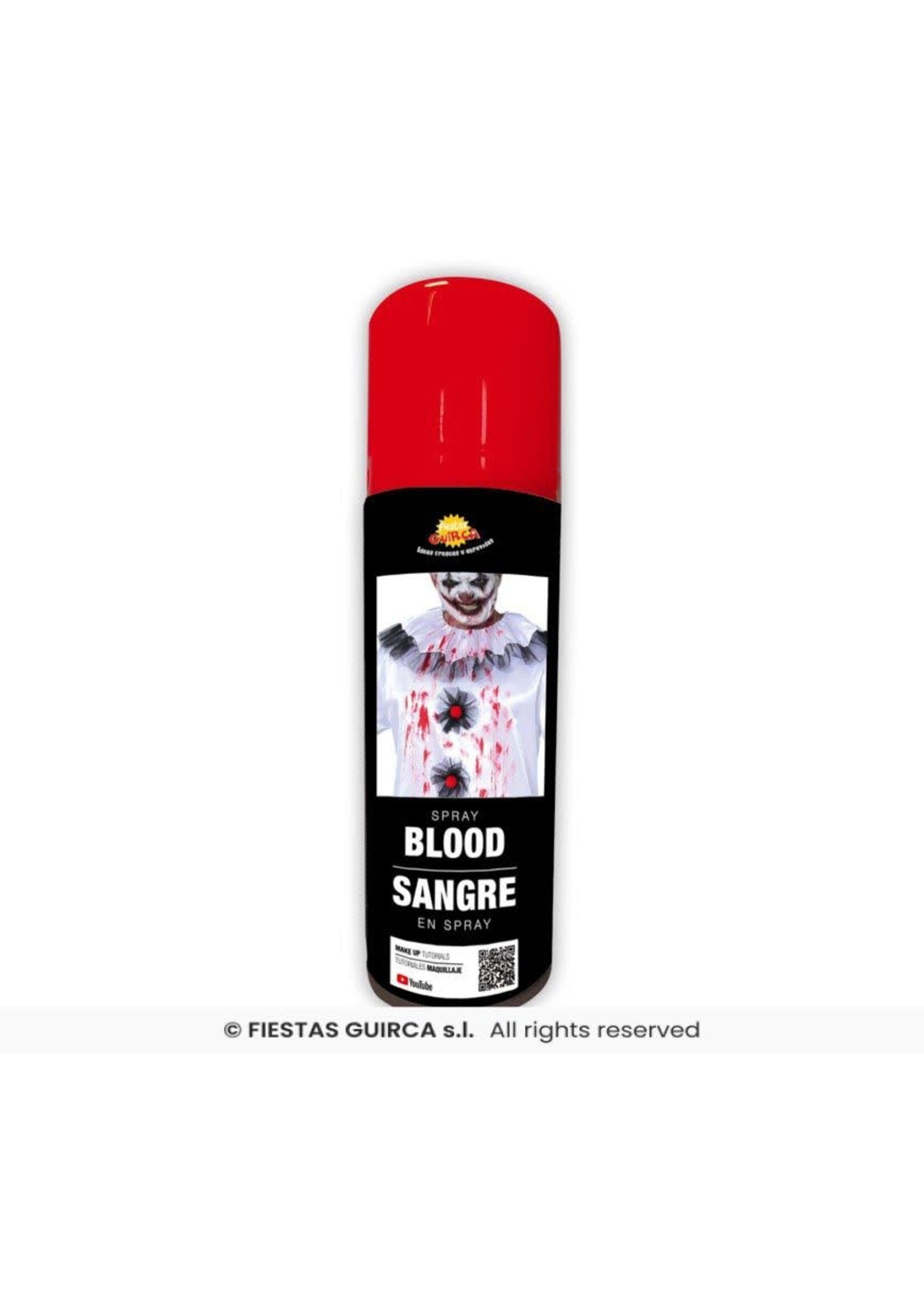 Fiestas Guirca Bloedspray voor kleding 75 ml