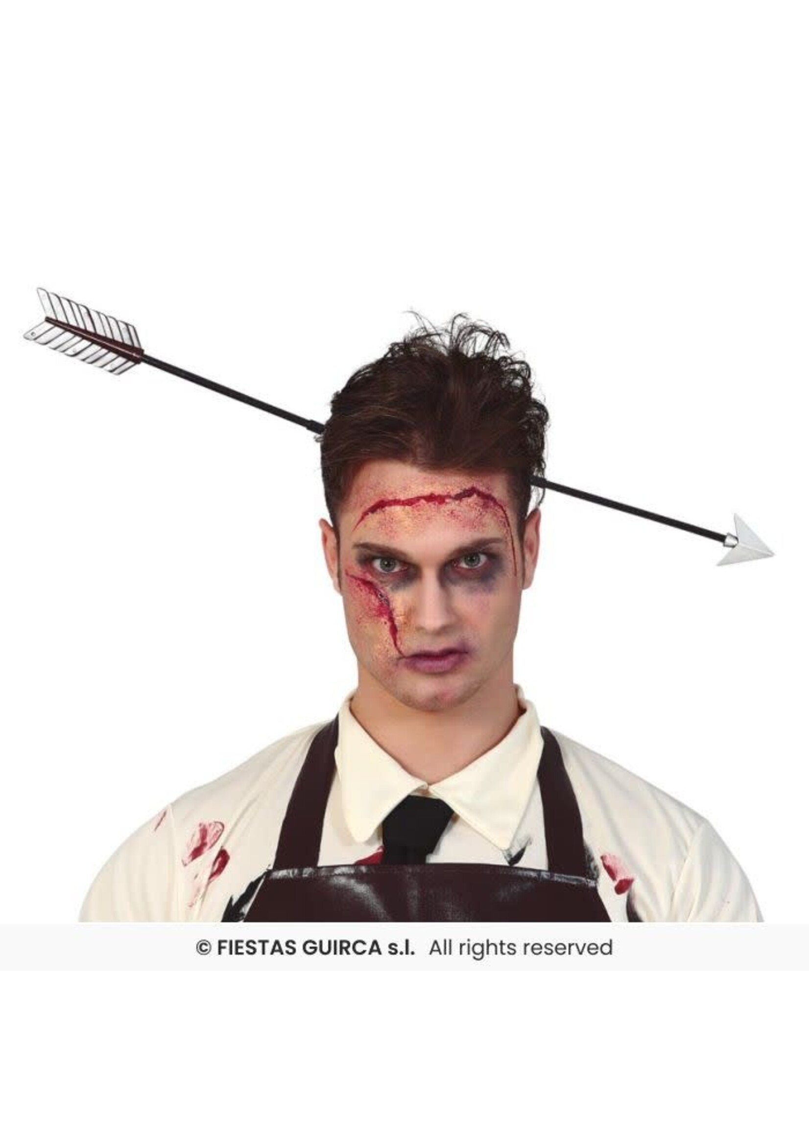 Fiestas Guirca Diadeem pijl door hoofd 50 cm