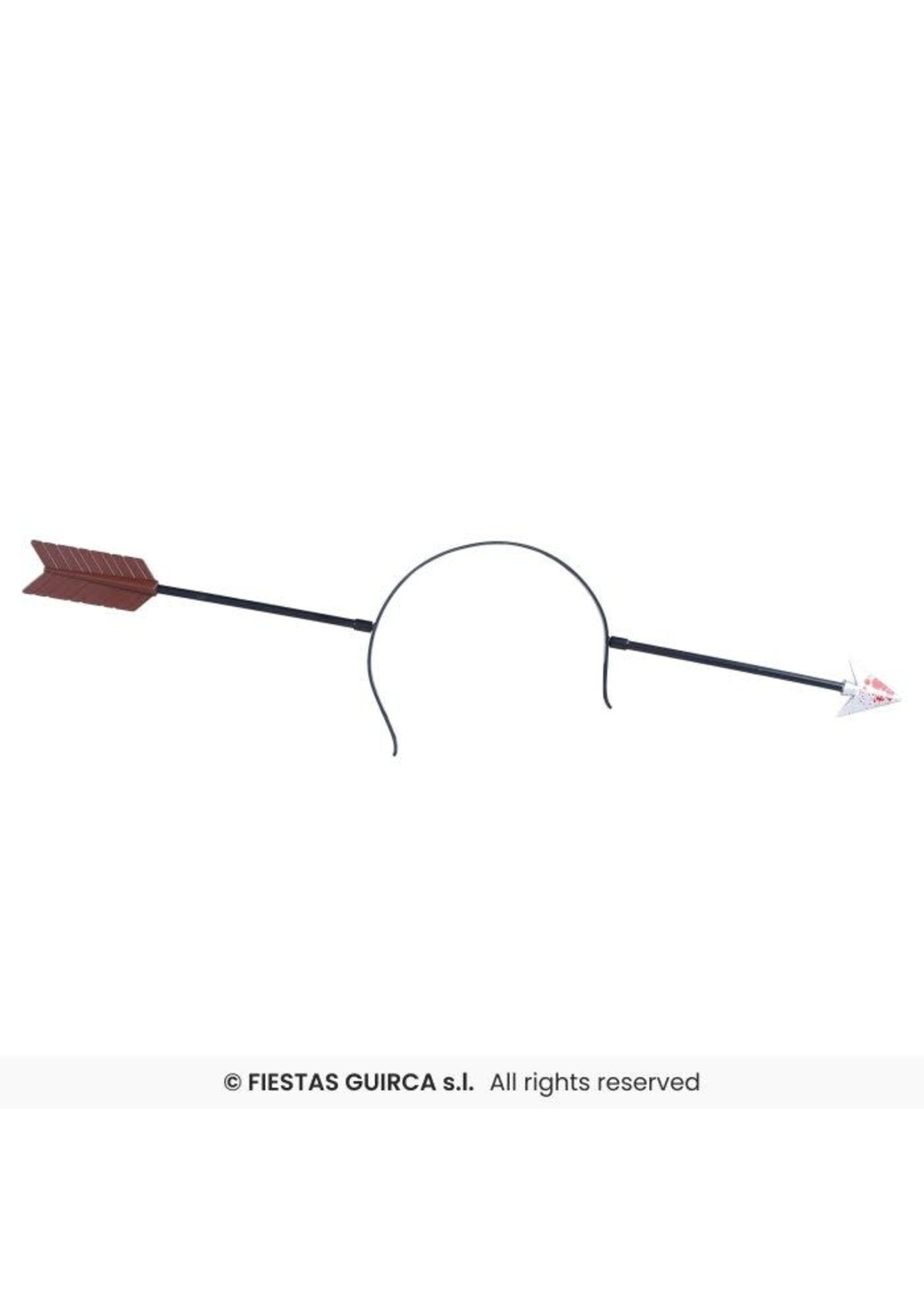 Fiestas Guirca Diadeem pijl door hoofd 50 cm