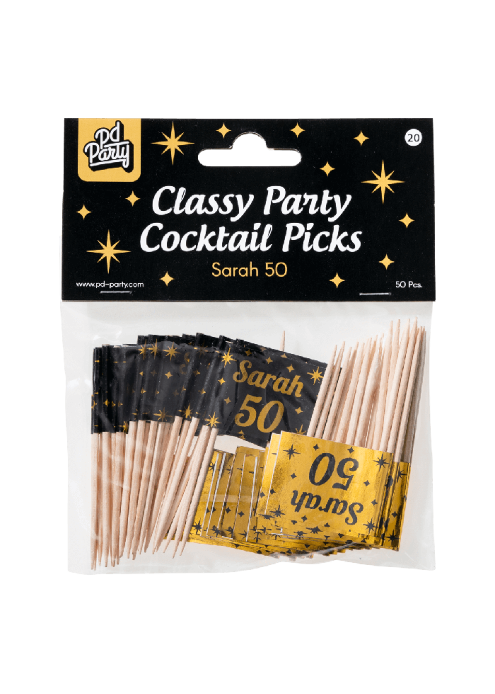 Feestkleding Breda Cocktail prikkers zwart/goud Sarah 50
