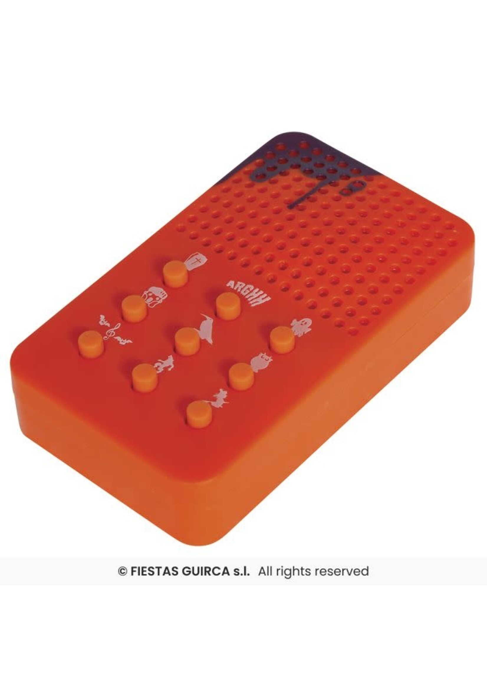 Fiestas Guirca Speakertje met enge geluiden 10 cm