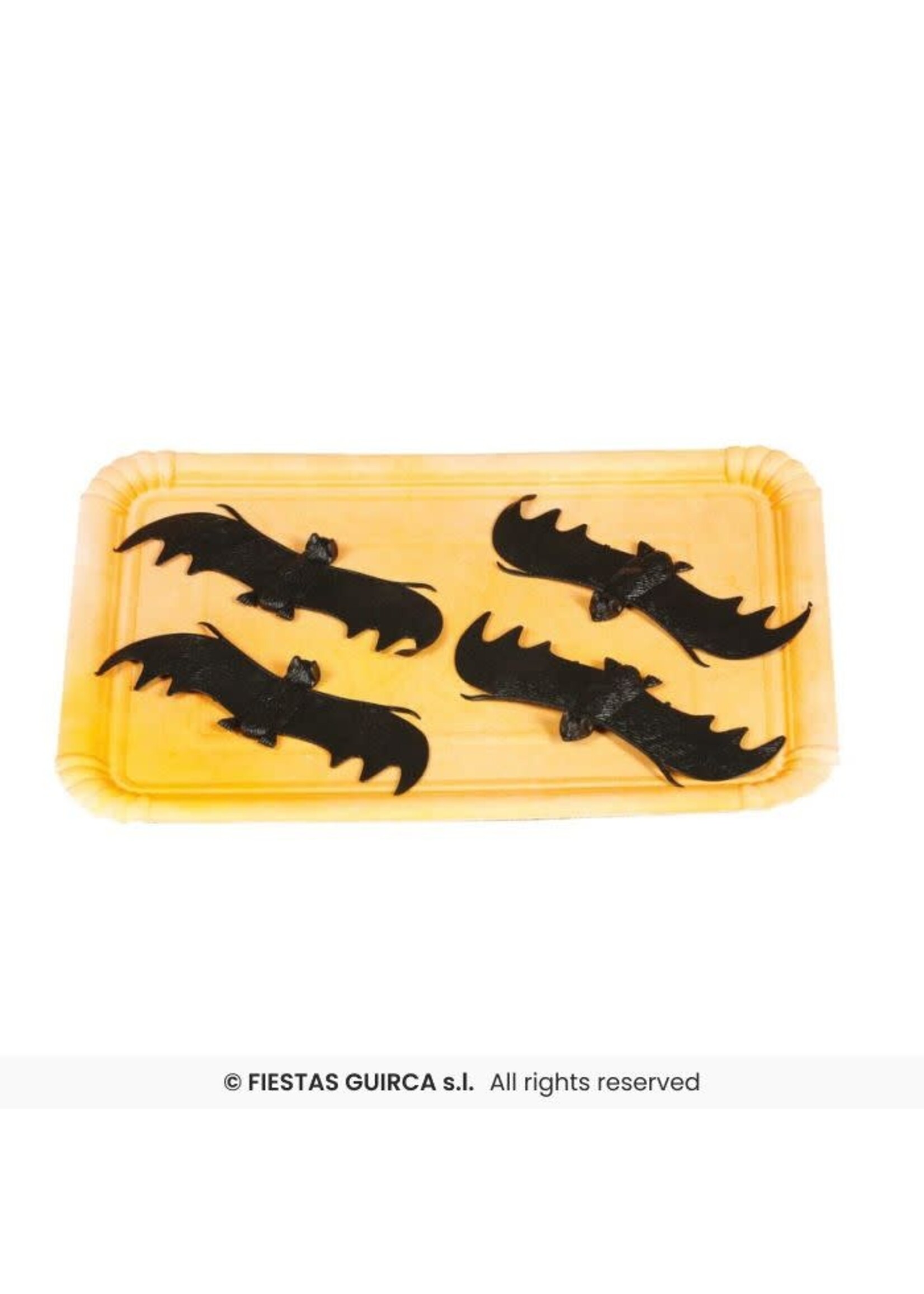 Fiestas Guirca Vleermuizen 4-pack 11 cm