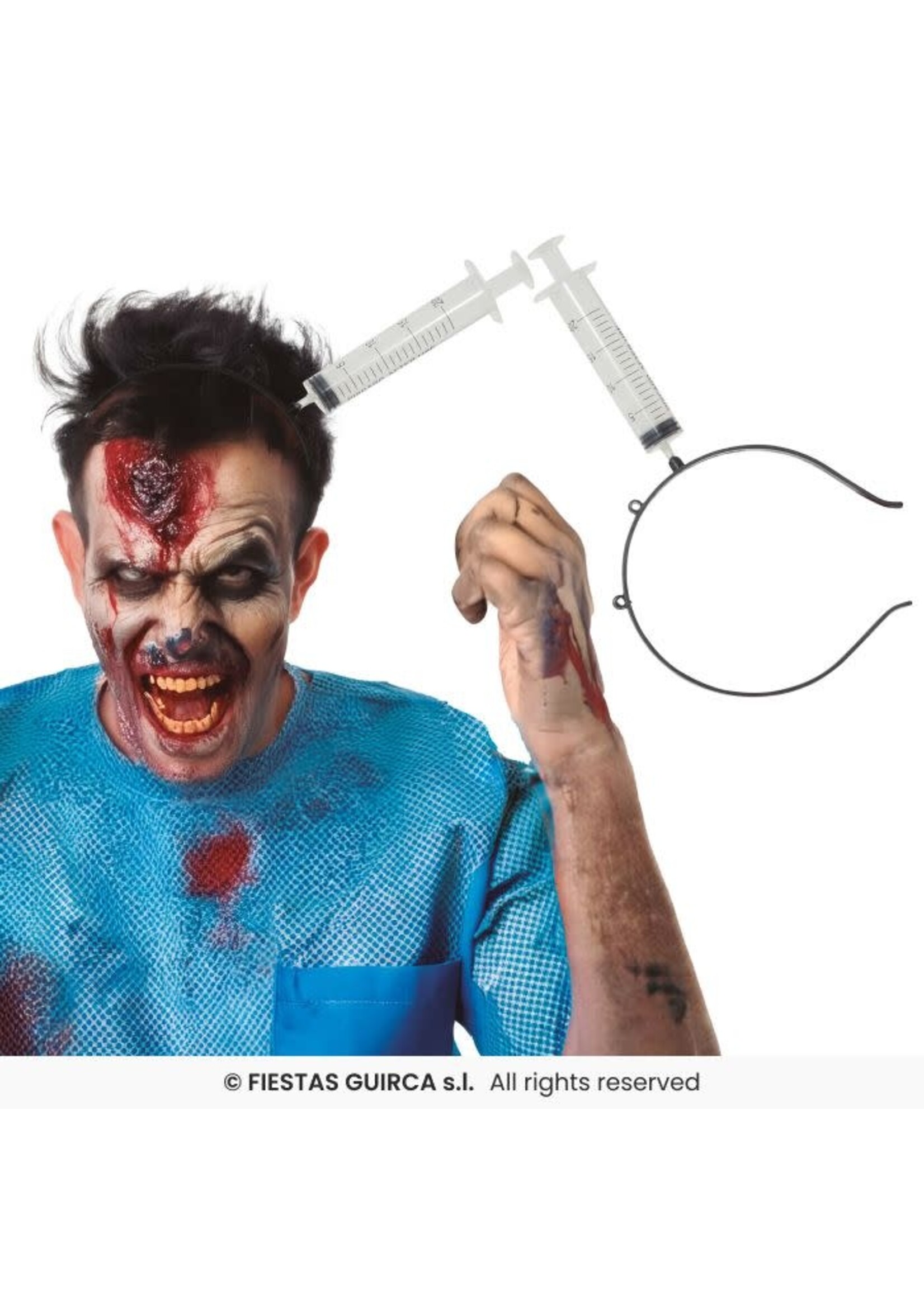 Fiestas Guirca Diadeem met spuit