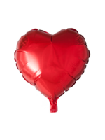 Feestkleding Breda Folieballon hartvormig rood