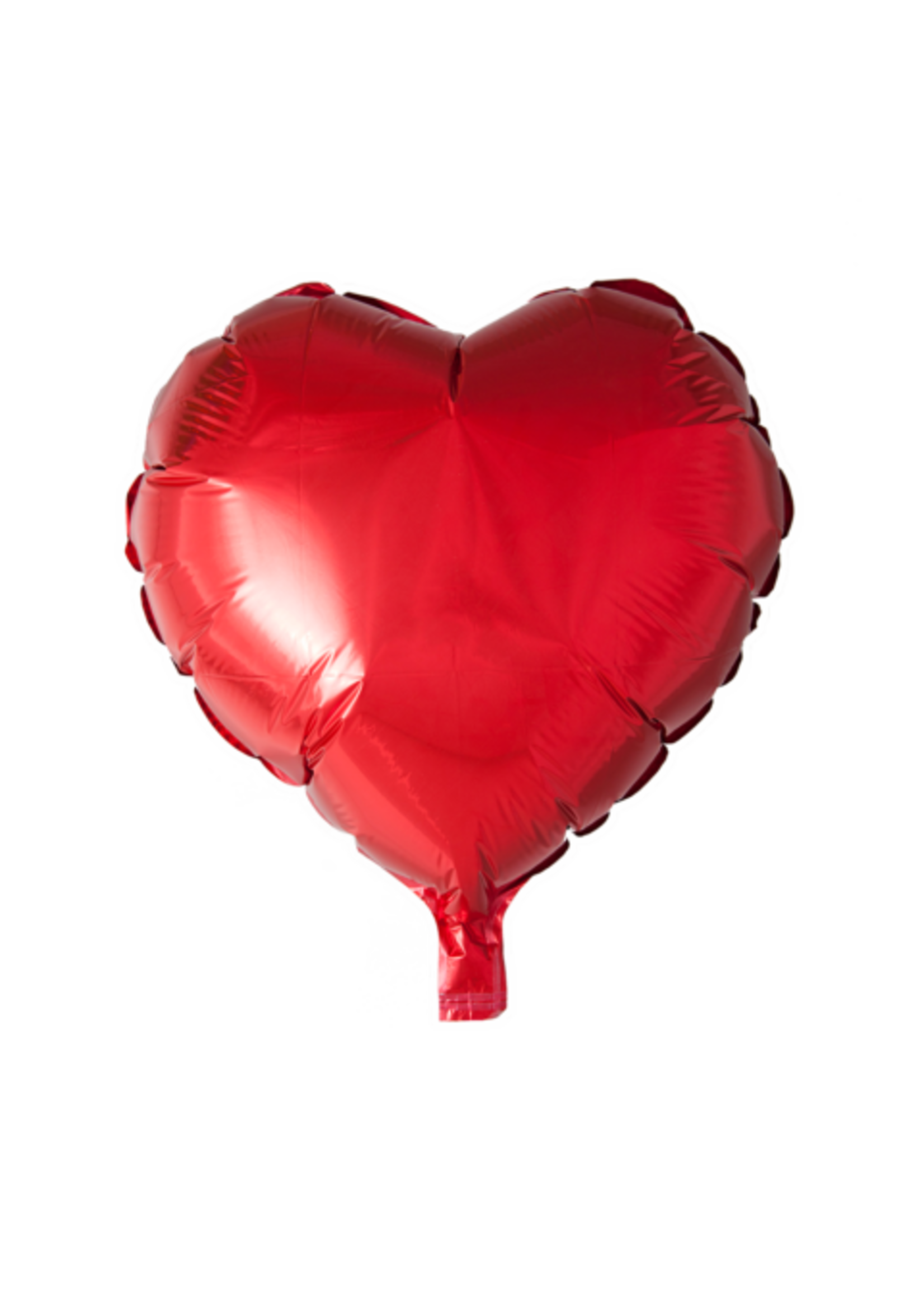 Feestkleding Breda Folieballon hartvormig rood
