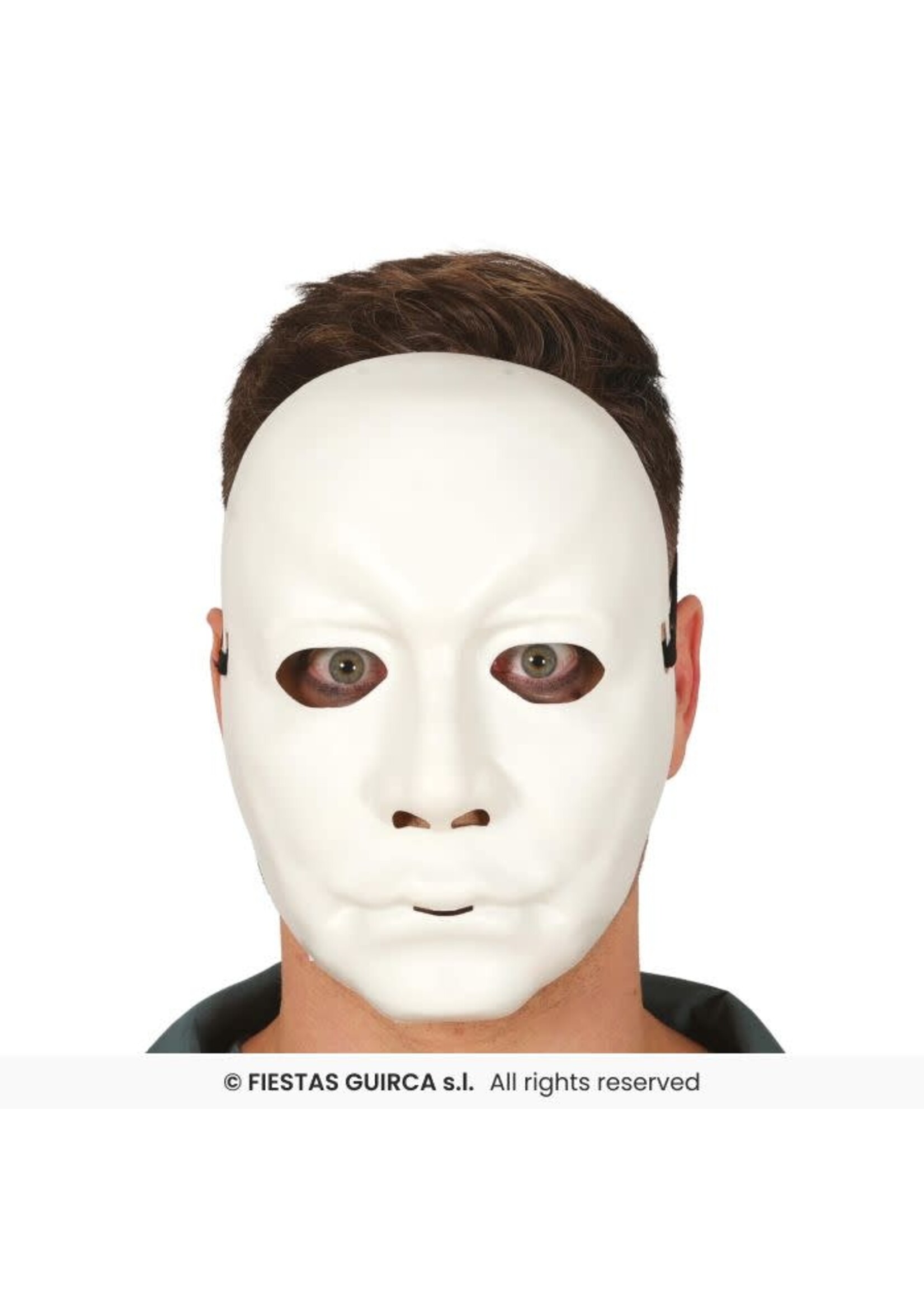 Fiestas Guirca Wit gezicht masker PVC