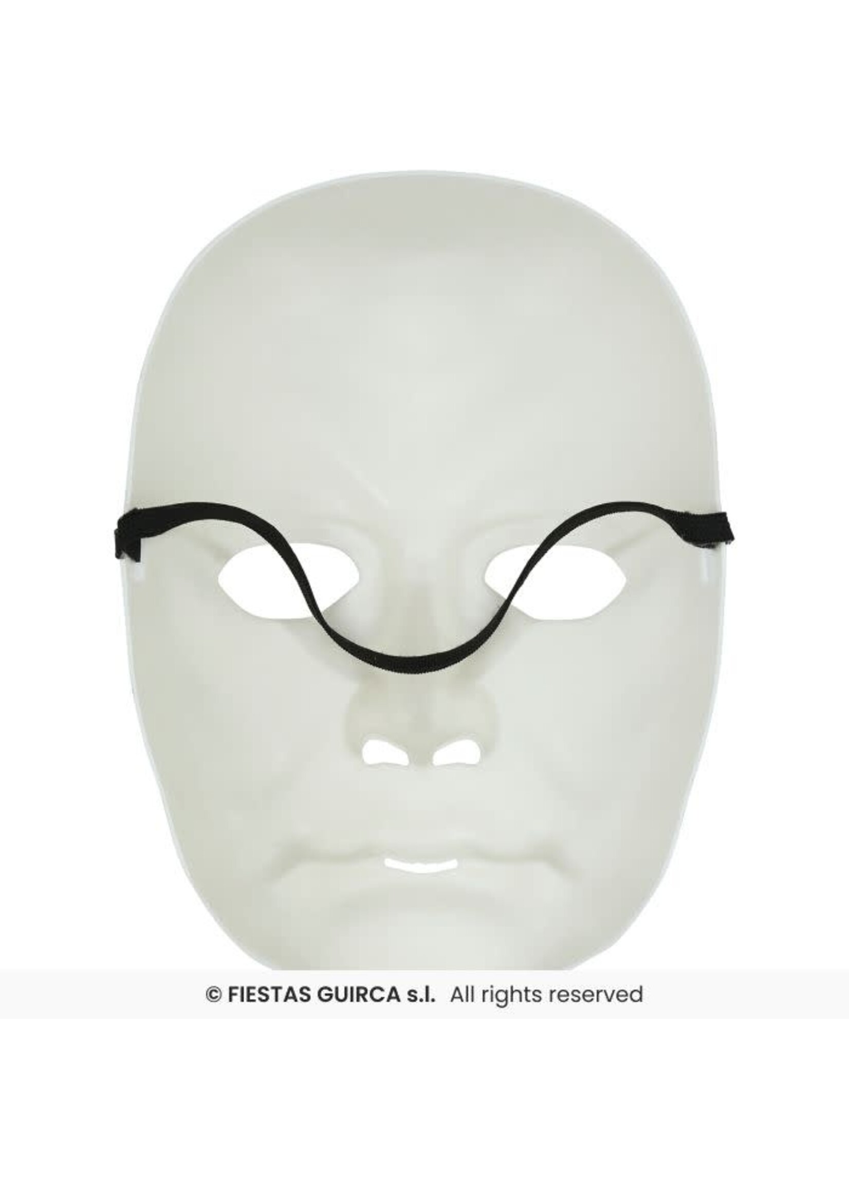 Fiestas Guirca Wit gezicht masker PVC