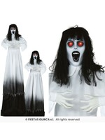 Fiestas Guirca Zombievrouw licht geluid en beweging 180 cm