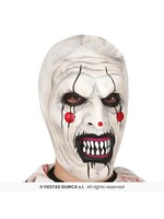 Fiestas Guirca Latex horrorclown masker met scherpe tanden