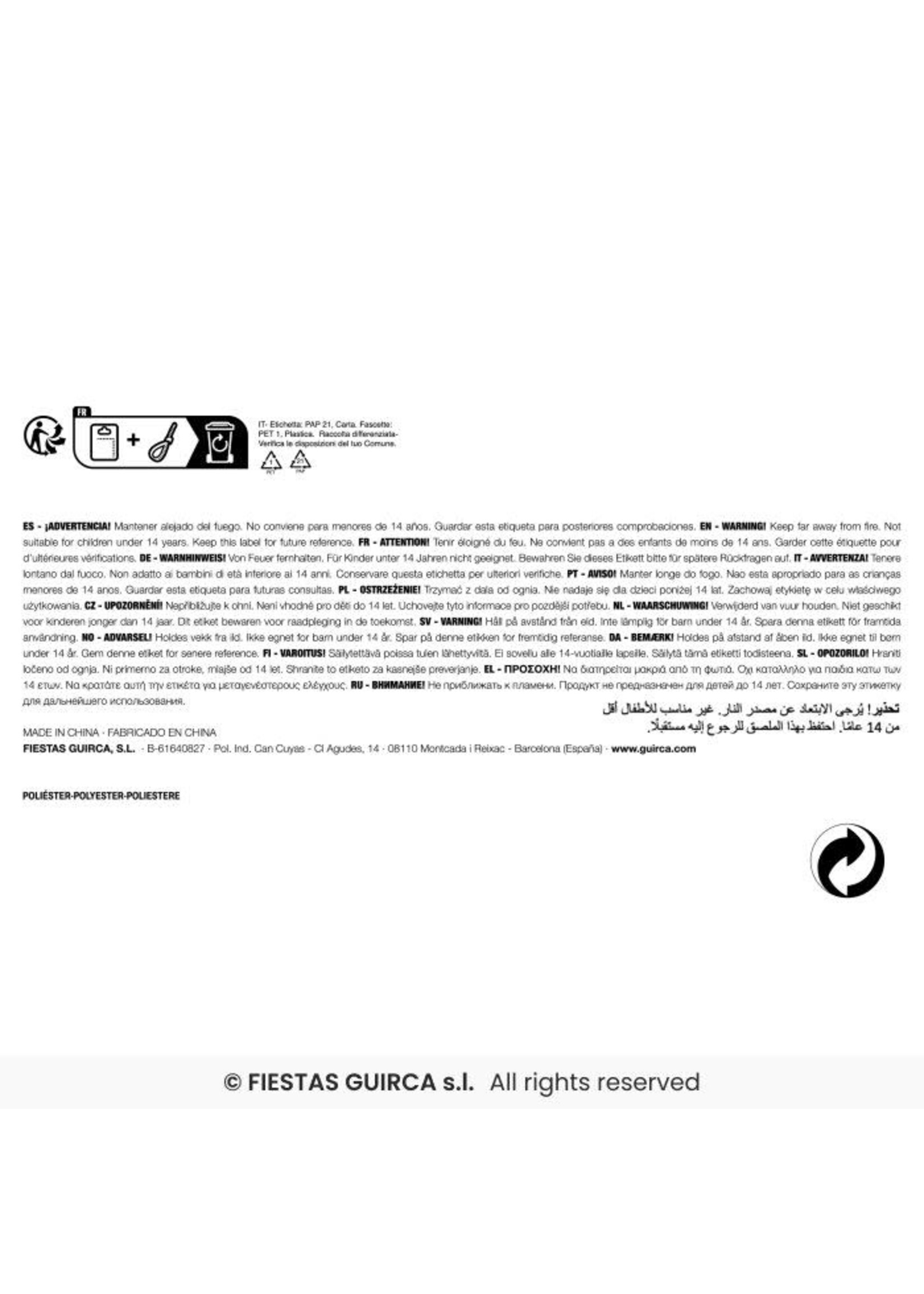 Fiestas Guirca Clown masker van latex