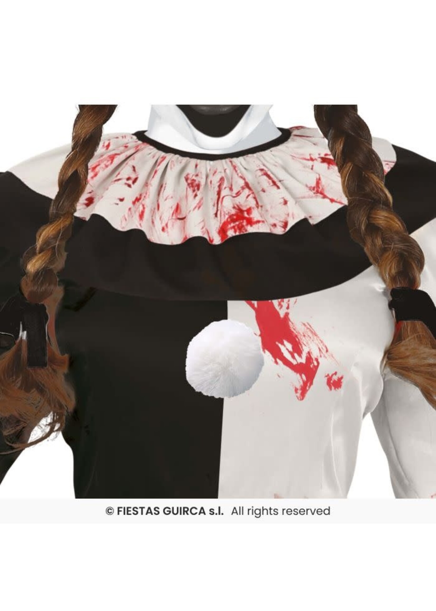 Fiestas Guirca Verschrikkelijke clown volwassenen