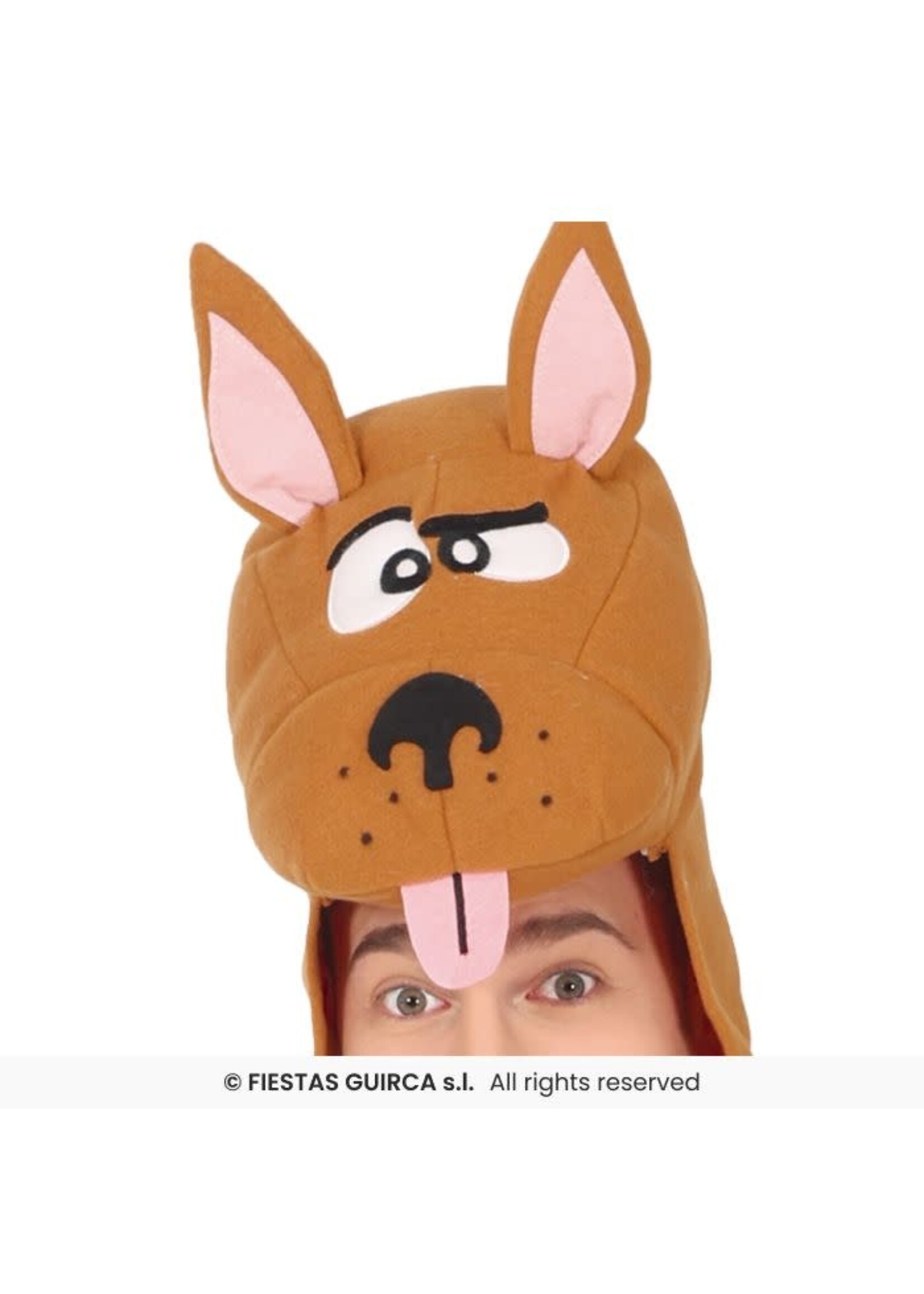 Fiestas Guirca Dierenkostuum bruine hond, volwassenen