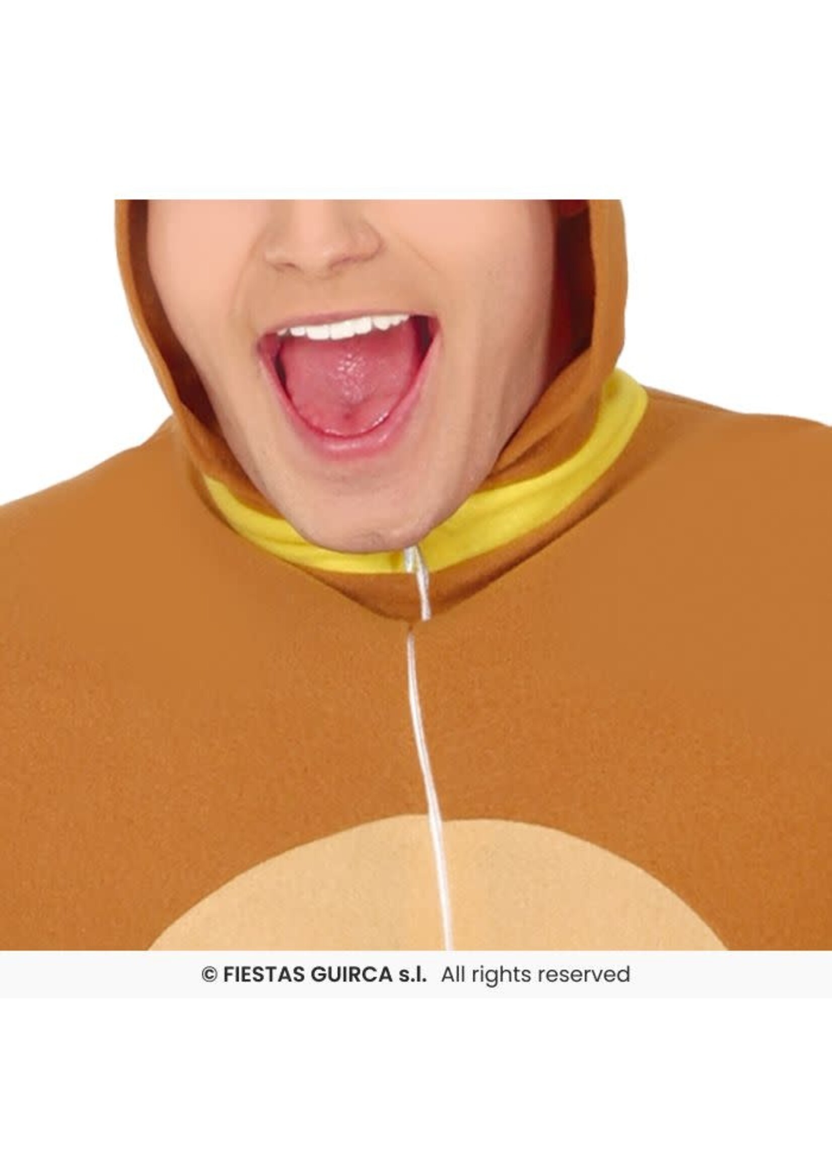 Fiestas Guirca Dierenkostuum bruine hond, volwassenen