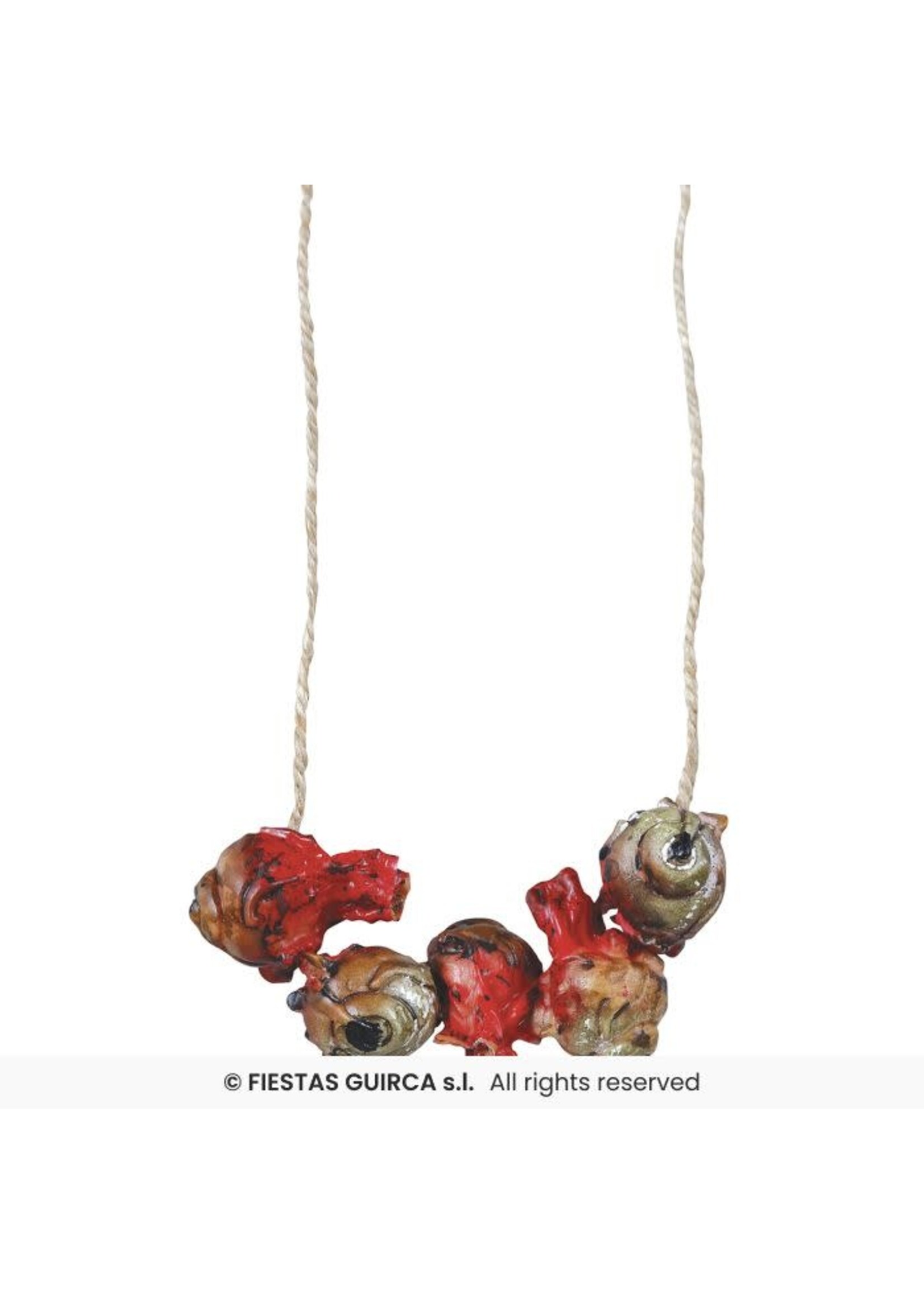 Fiestas Guirca Bloederige Oogketting